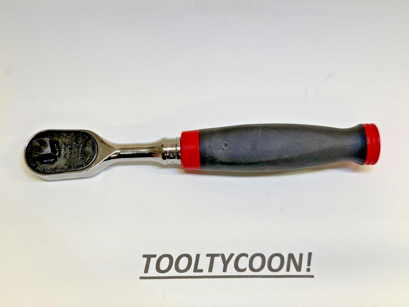 Snap-on Tools USA NEW 3/8″ Drive 100 Tooth Soft Grip Fixed Head Ratchet FH100