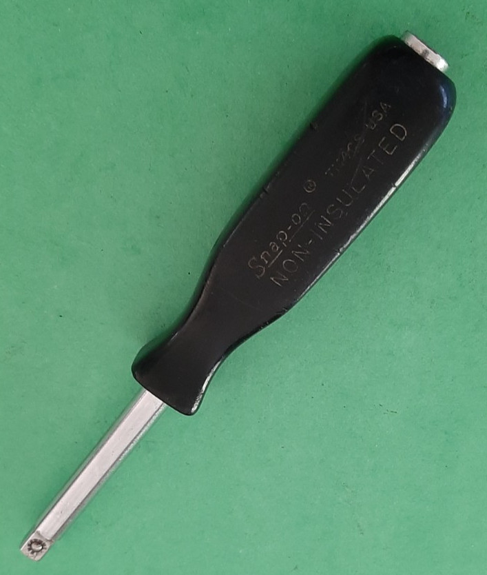 Snap-on Tools USA TM4CS 1/4” Drive Spinner Black Hard Handle w/ Extension 715