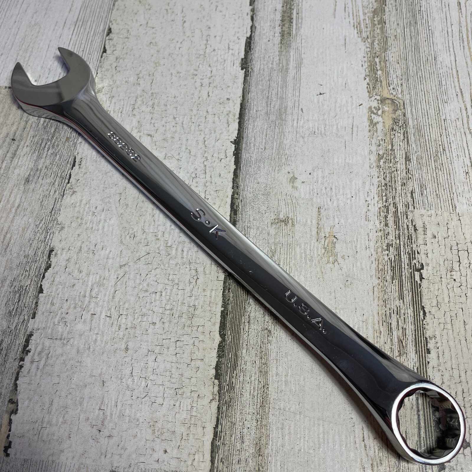 SK TOOLS 88232 COMBINATION SAE 13″ LONG WRENCH 1-INCH USA 1″ 12PT NOS