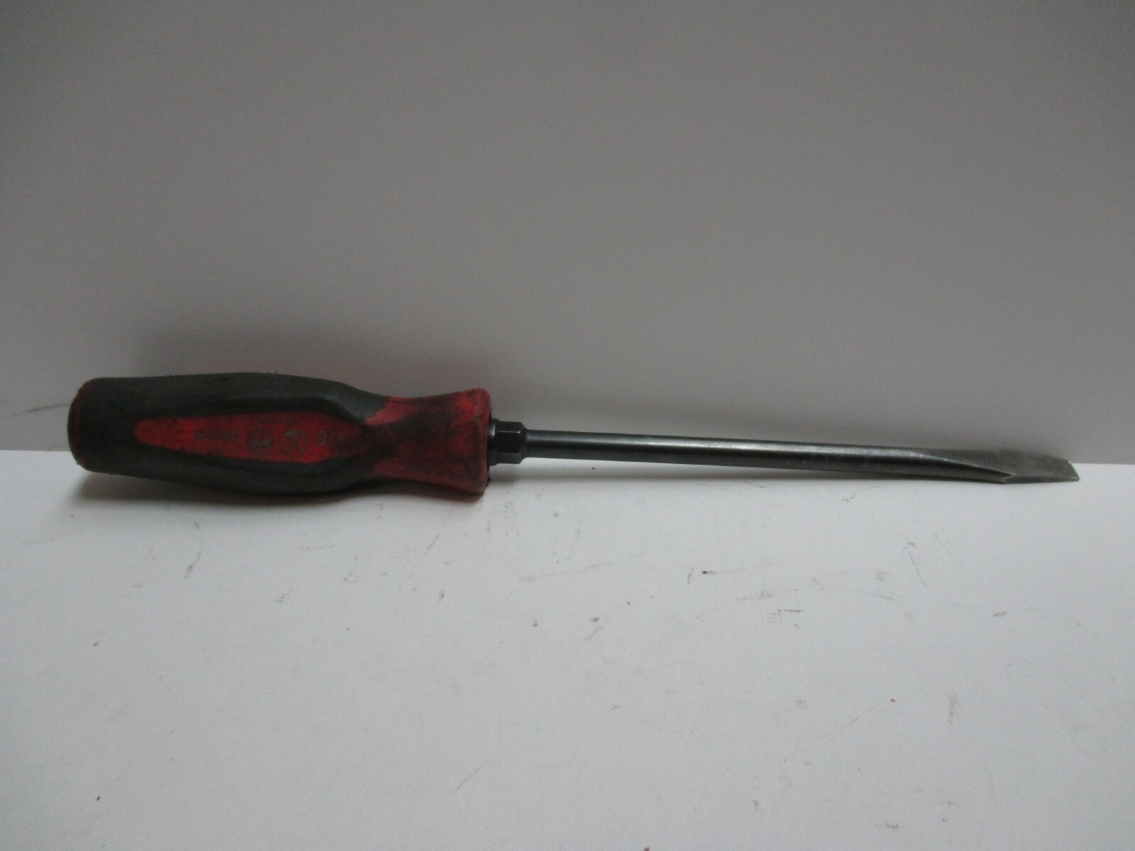 Snap On 3/8 GSHD8 flat tip hard grip red & grey