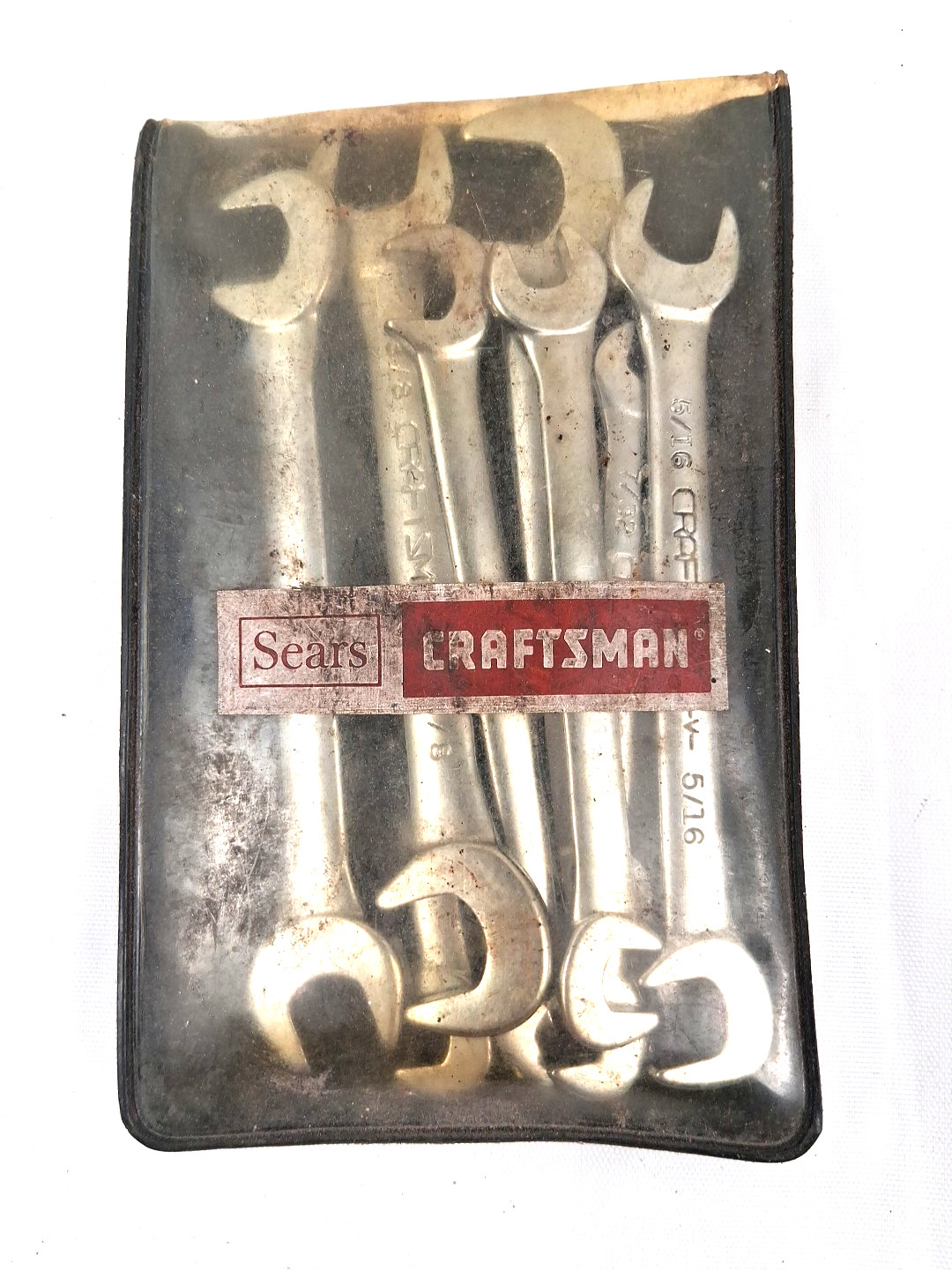 Craftsman 8 Pc Open End Ignition Wrench Set #9 4306 Vintage V Series