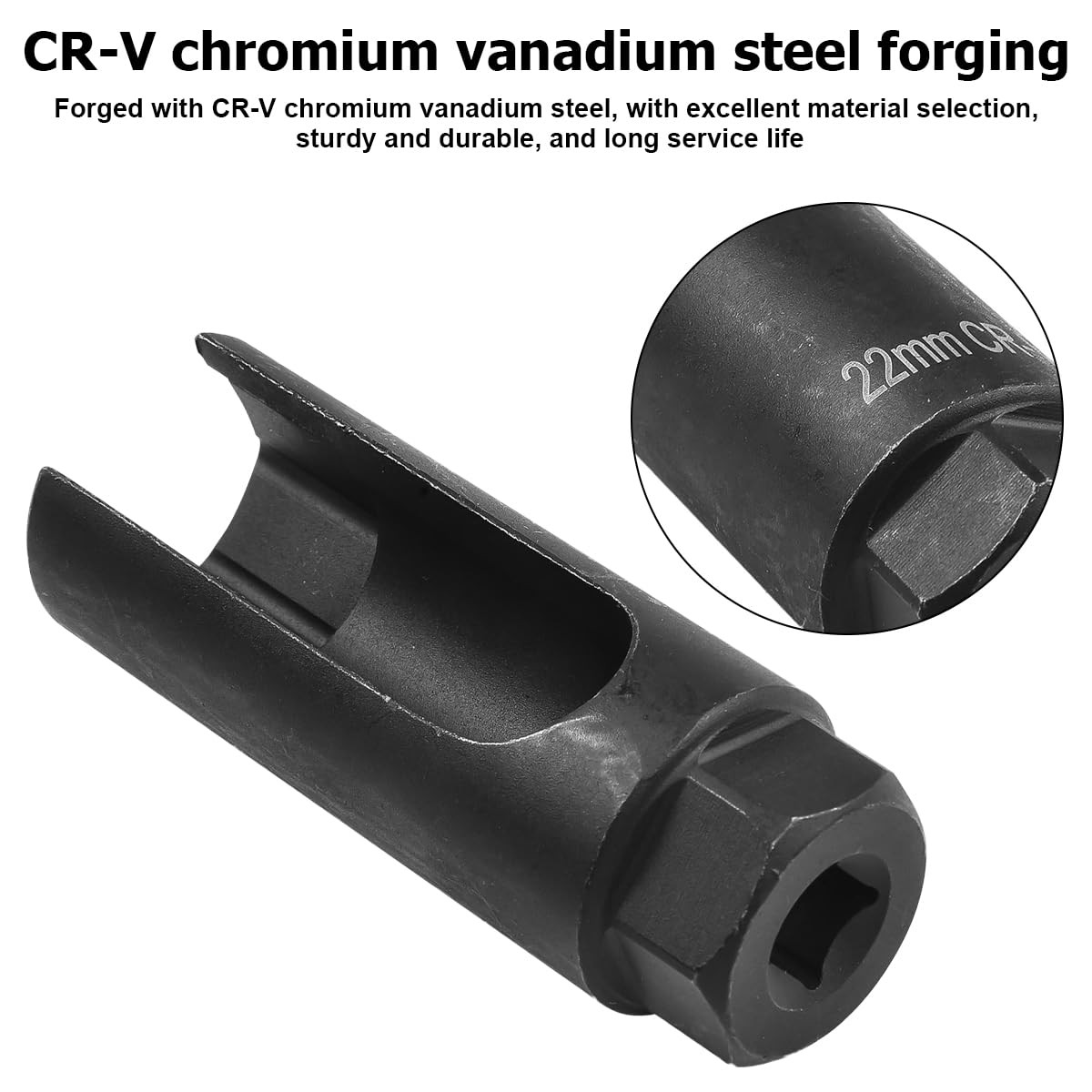 Osilly Car Oil Pressure Sensor Socket, 6 Large Opening, Black Opening