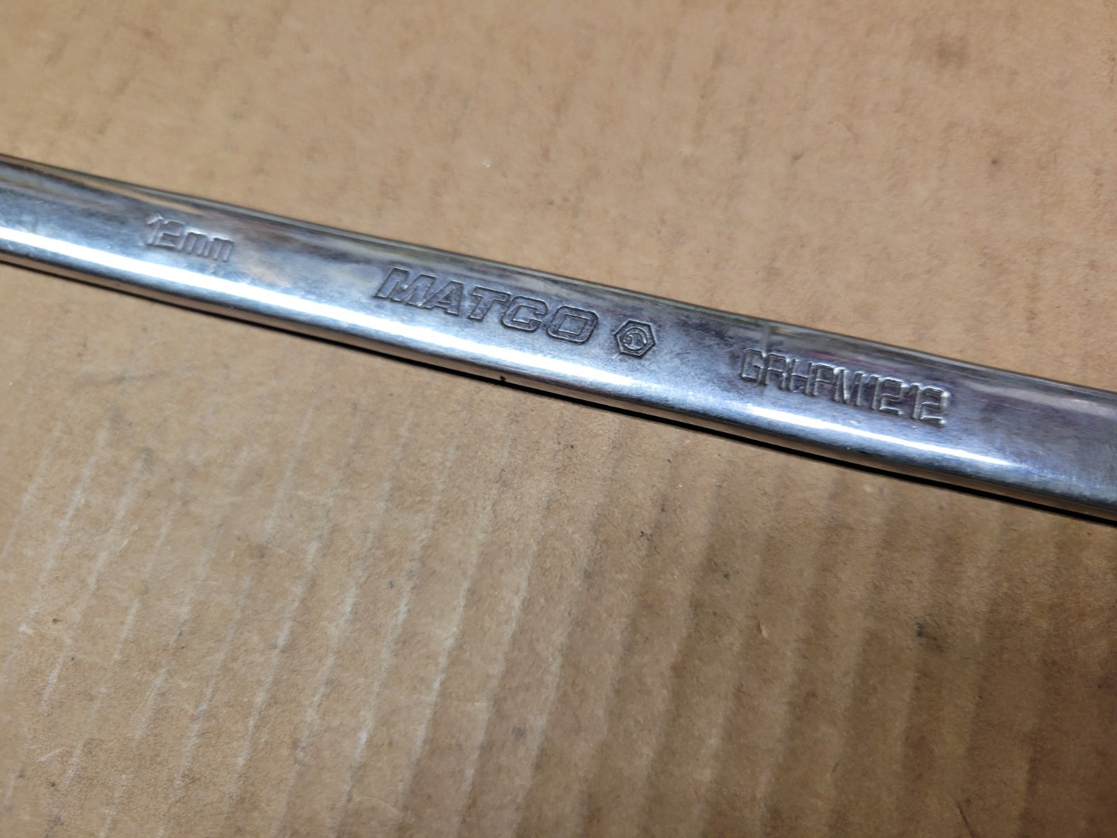 Matco USA 12 MM Ratcheting Double Box End Wrench No GRHPM1212