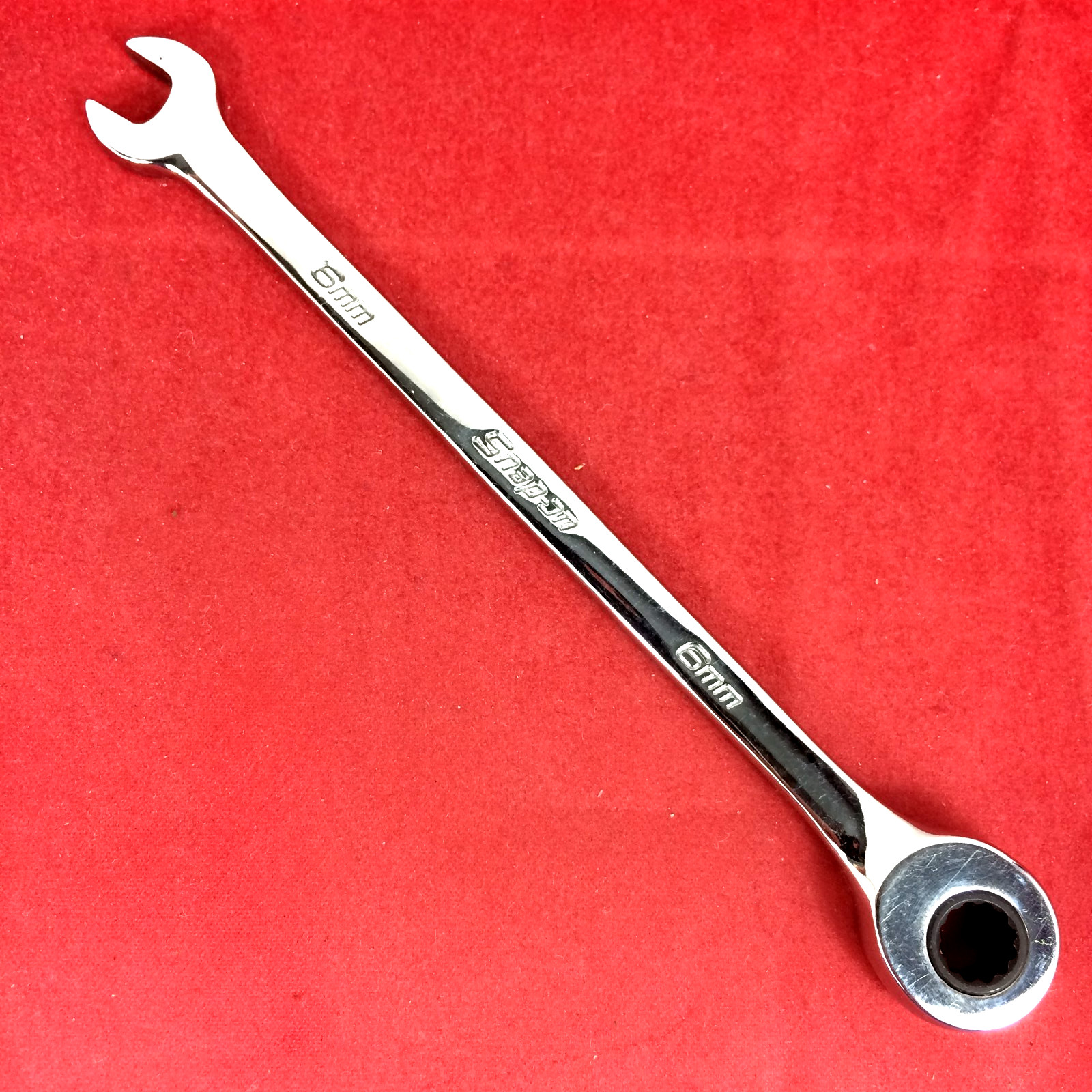 Excellent! Snap-on 6mm OEXRM6 Metric 0° Offset Ratcheting Wrench 2011