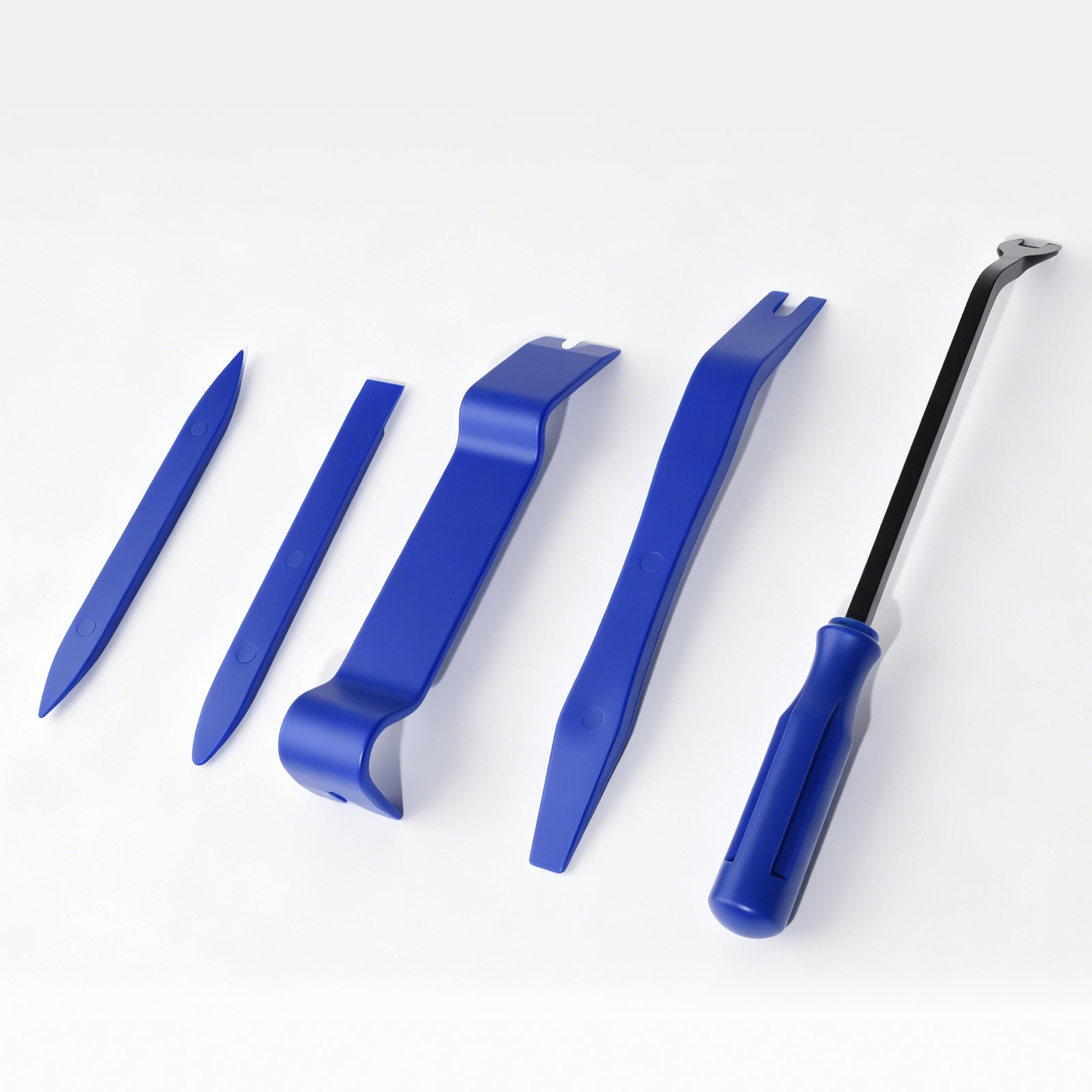 5Pcs Car Trim Removal Tool Set Hand Tools Pry Bar Panel Door Interior Clip Kit