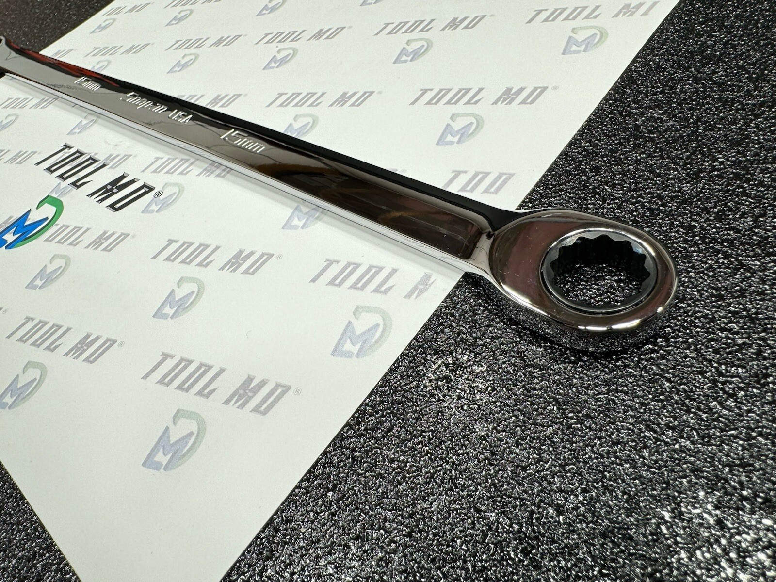 Snap-on Tools NEW 15mm Metric High-Performance Ratcheting Box Wrench XDLRM15A