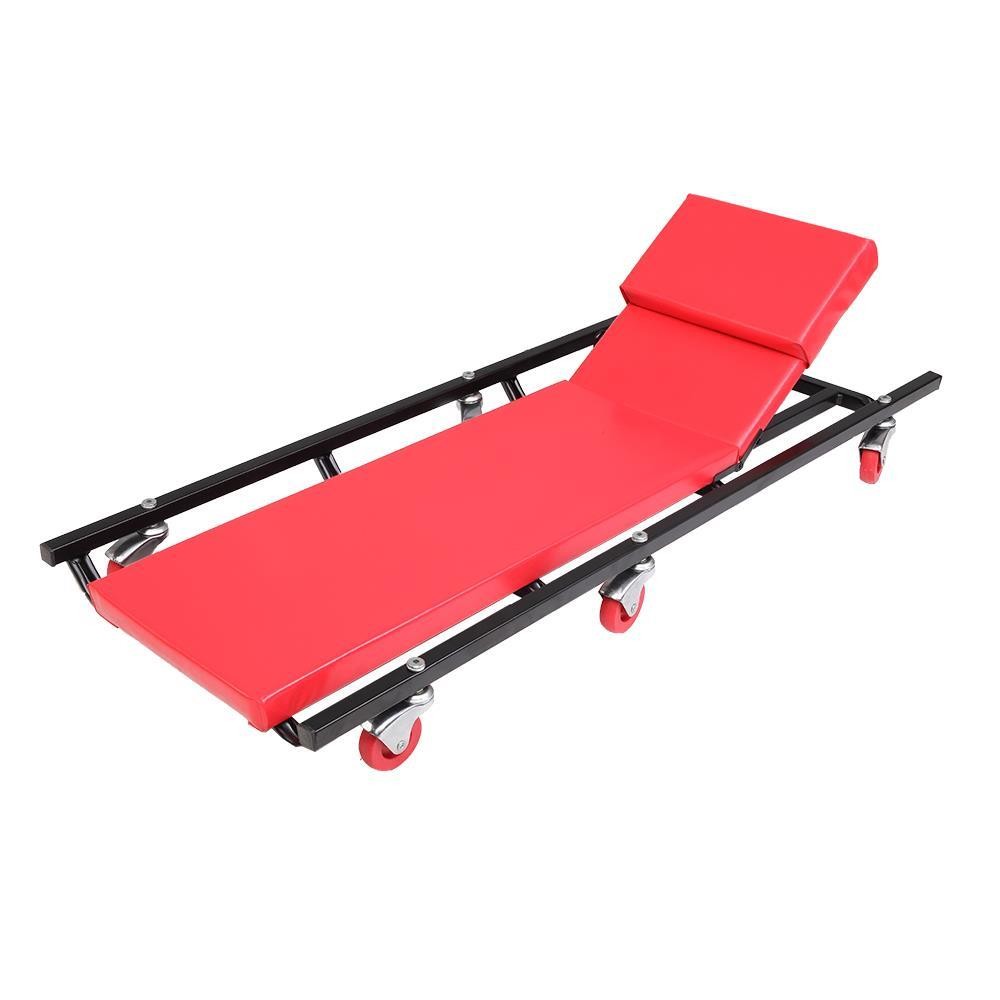 40 Adjustable Mechanic Creeper Rolling Seat Garage Shop Work Repair Roller Chiar
