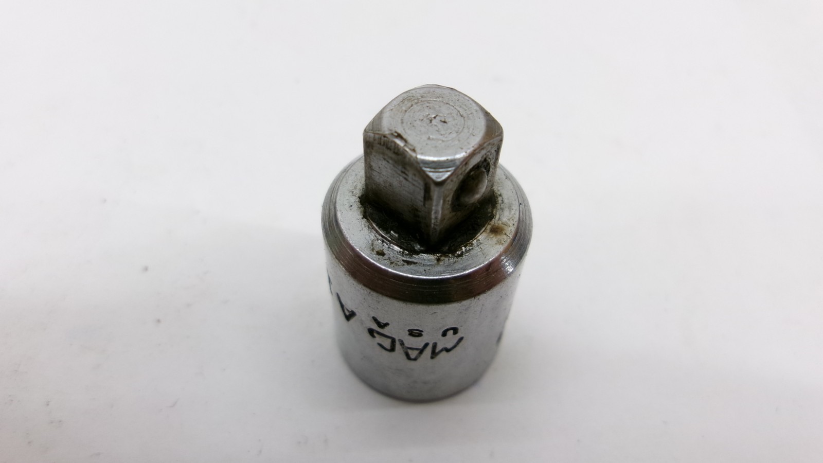 Mac Tools 1/2 to 3/8″MALE Drive Chrome Socket Adaptor A1612 USA Nice!