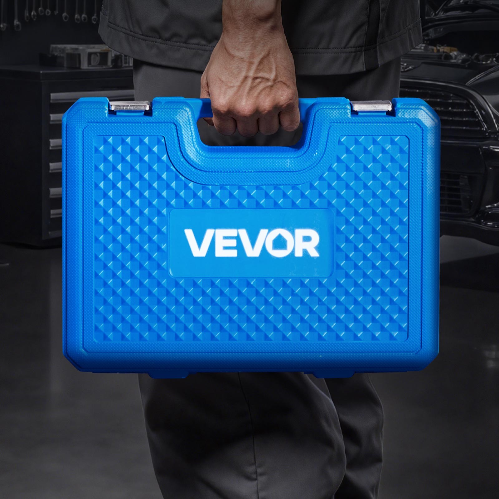 VEVOR Bearing Press Kit Bushing Bearing Seal Driver Removal Tool Set 7 Pcs Case