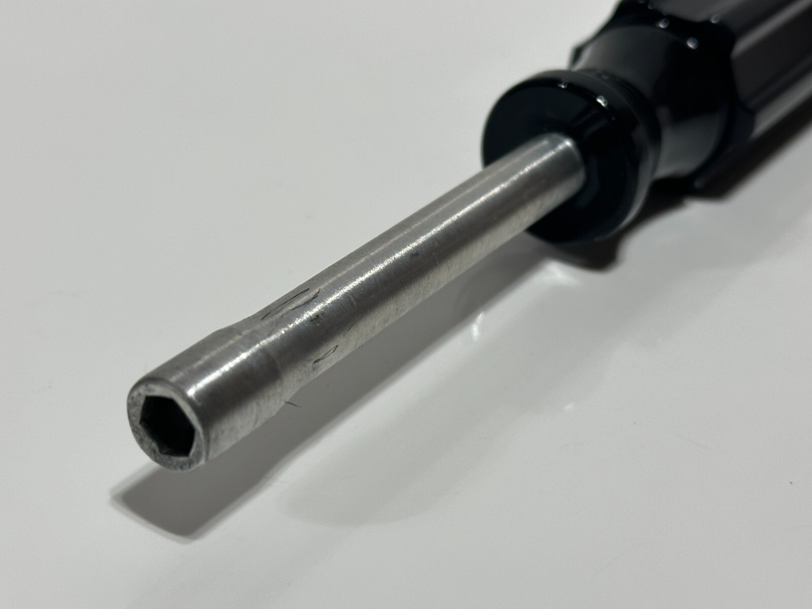 NEW USA (NOS) Craftsman 1/4″ Black Hex Magnetic Bit Holder Spinner Handle 43373
