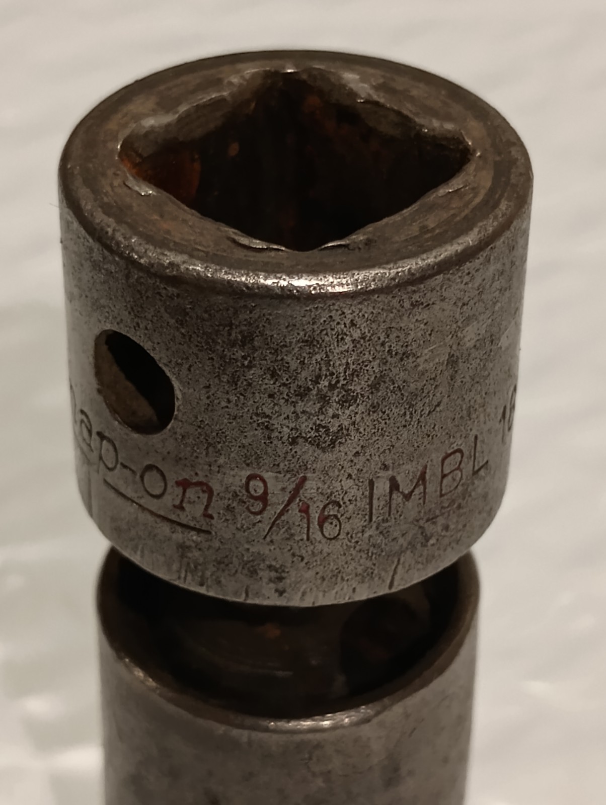 SNAP ON TOOLS IMBL180A, 1/2″ DRIVE, 9/16″ SWIVEL IMPACT SOCKET, SHALLOW, 6 POINT