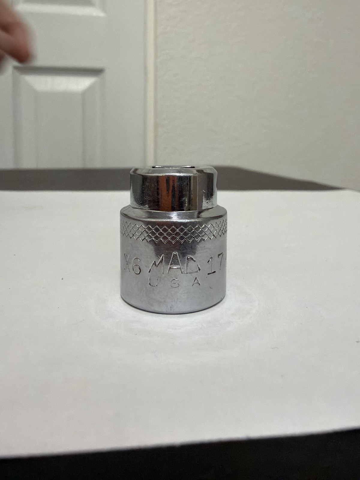Mac Tools 3/8″ Drive 17MM 6PT Metric Shallow Chrome Socket USA X617MM