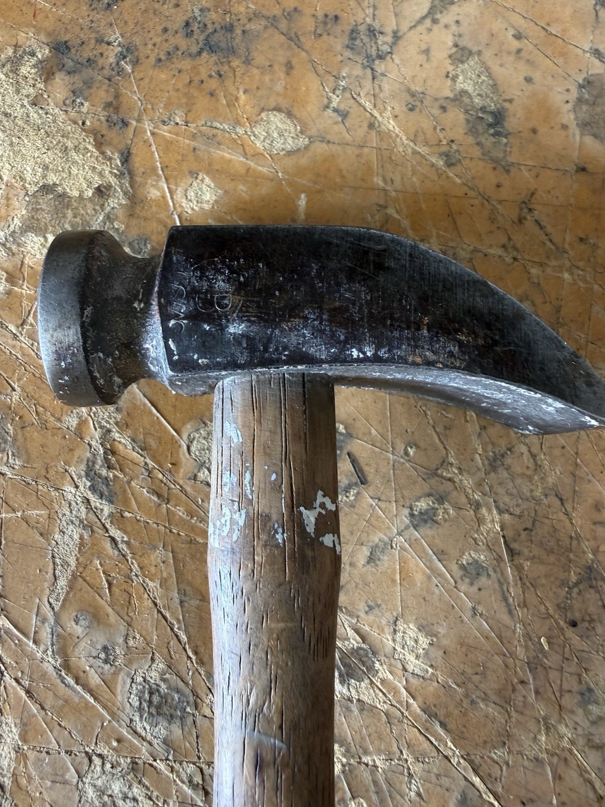 Tinsmith Coppersmith Raising Hammer Sheet Metal Forming Hammer Wood Handle
