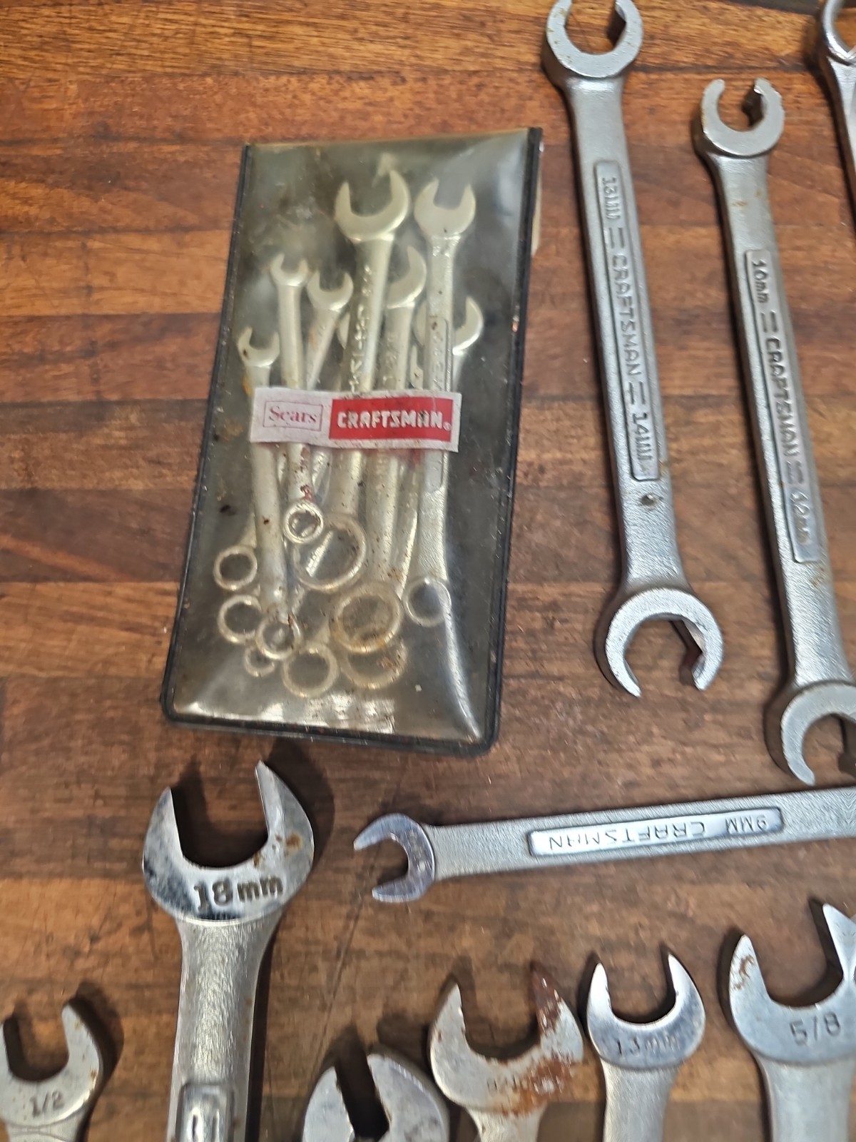 PP15- 50 Vintage USA CRAFTSMAN Wrenches – Assorted SAE & Metric –