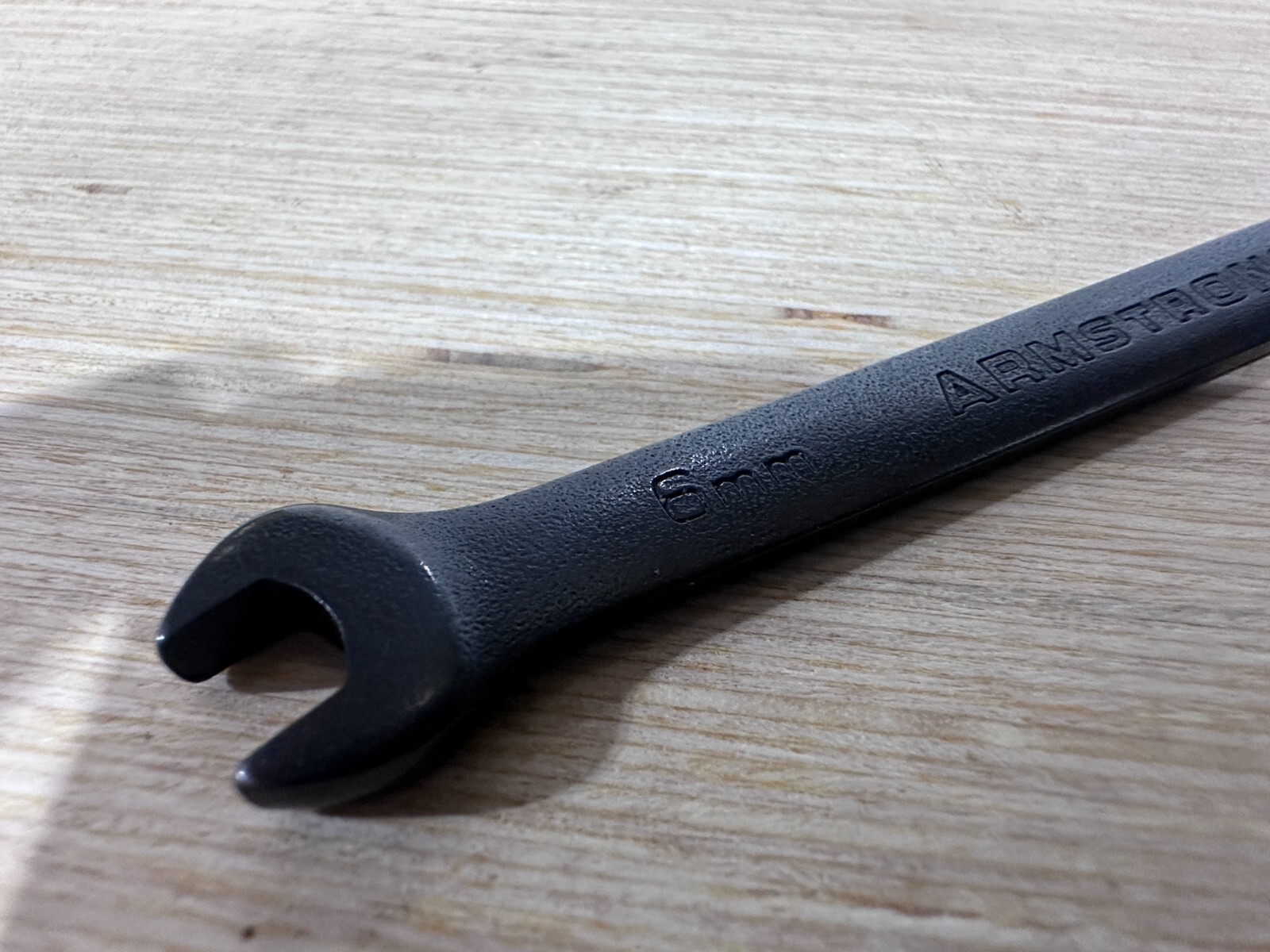 NOS Armstrong USA 56-306 6mm Black Industrial Finish Combination Wrench 12 Point