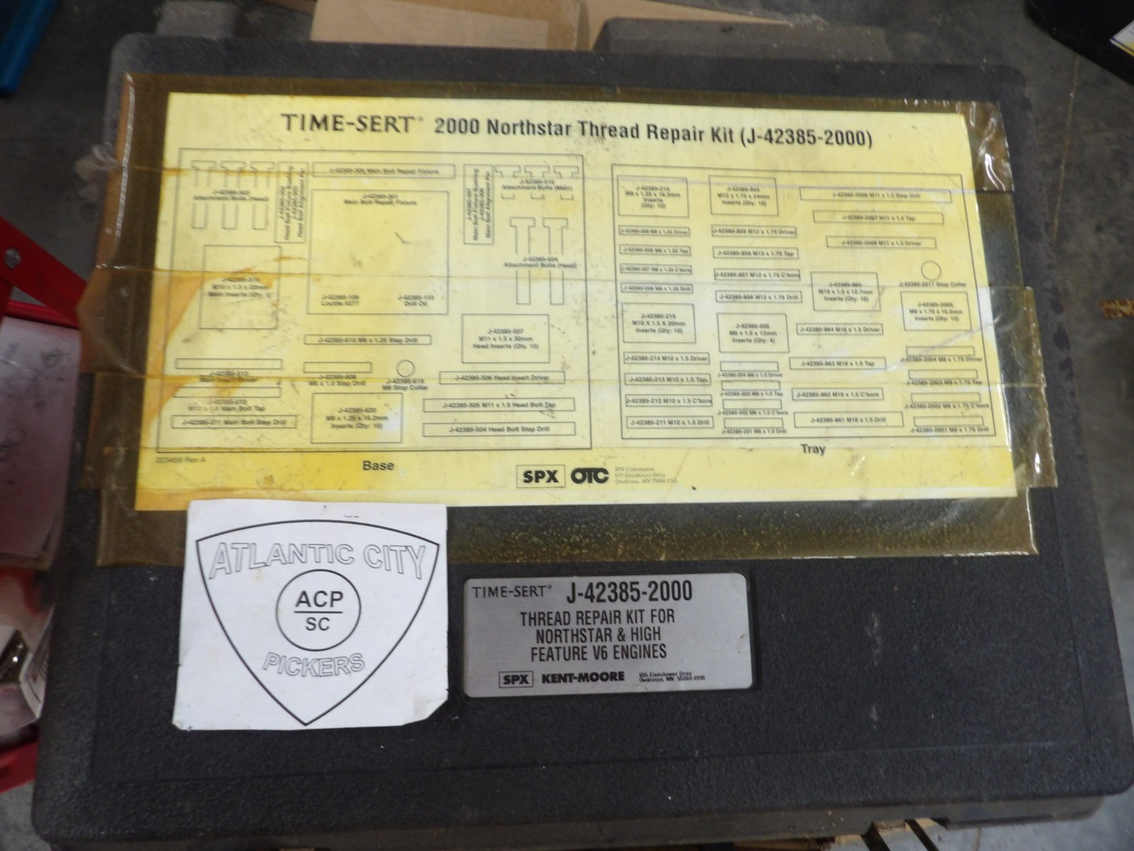 Kent Moore Time Sert J-42385-2000 Thread Repair Kit-29 Piece Set