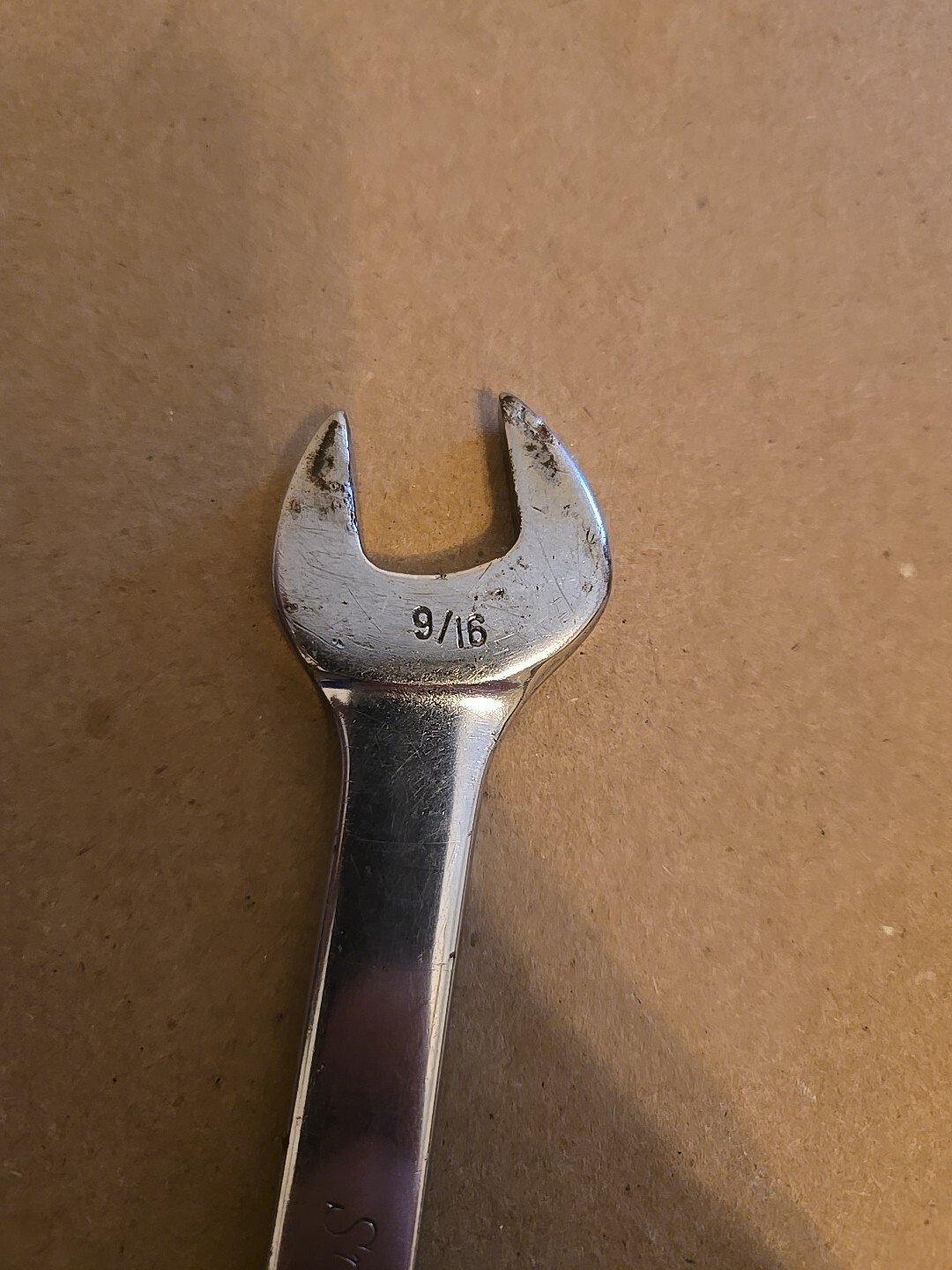 Snap On 9/16″ 12PT Short Chrome Combination Wrench Ugly OEX-180
