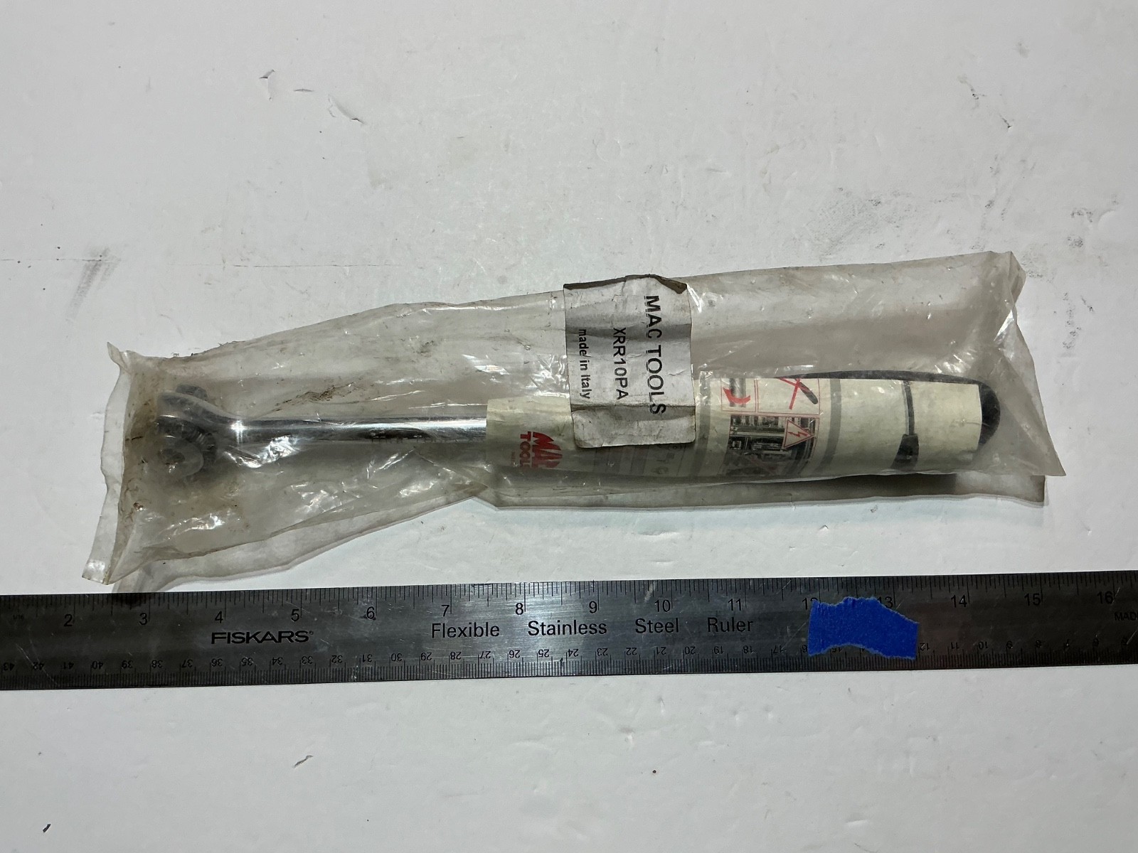 MAC TOOLS 3/8 Bi-material Round Head Ratchet 10 Inches BRAND NEW!