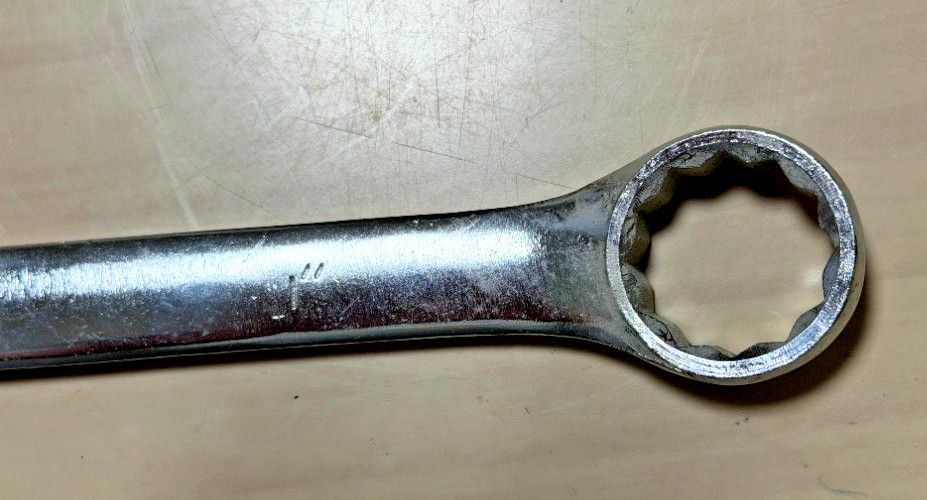 New Combination Wrench 12 Point SAE Standard 1 Inch V-Notched 11″ long