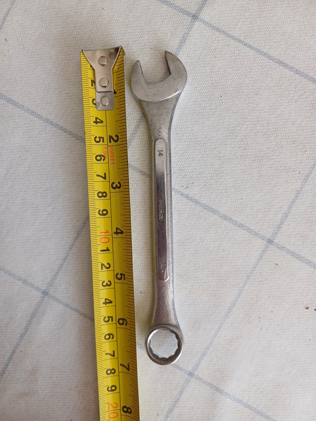 Open Ended Spanner Ring Socket Wrench 14 Drop Forged Chrome Vanadium Hilka Japan