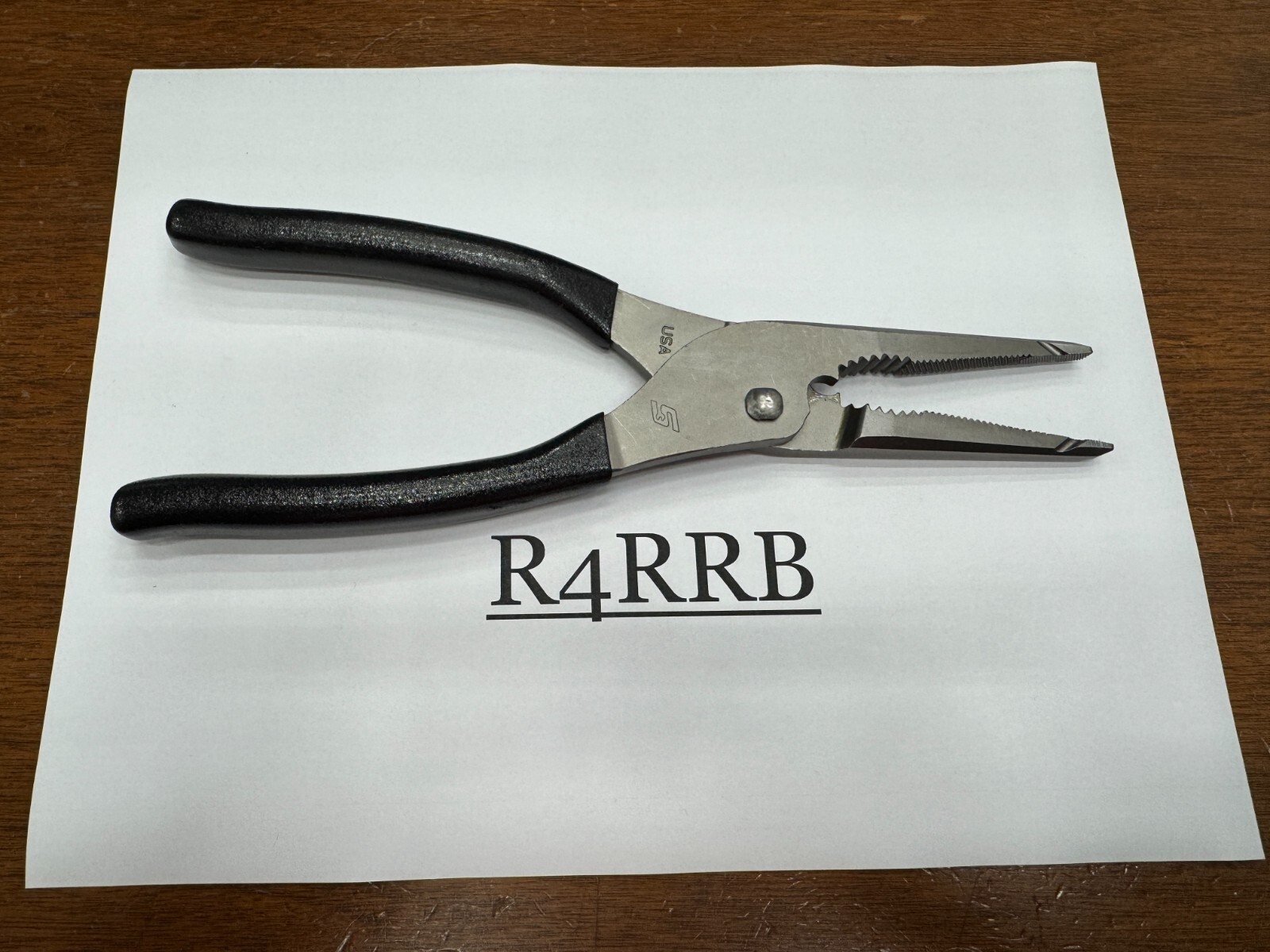 Snap-On Tools USA NEW BLACK 9″ Soft Grip Long Nose Slip Joint Pliers LN47ACFBK
