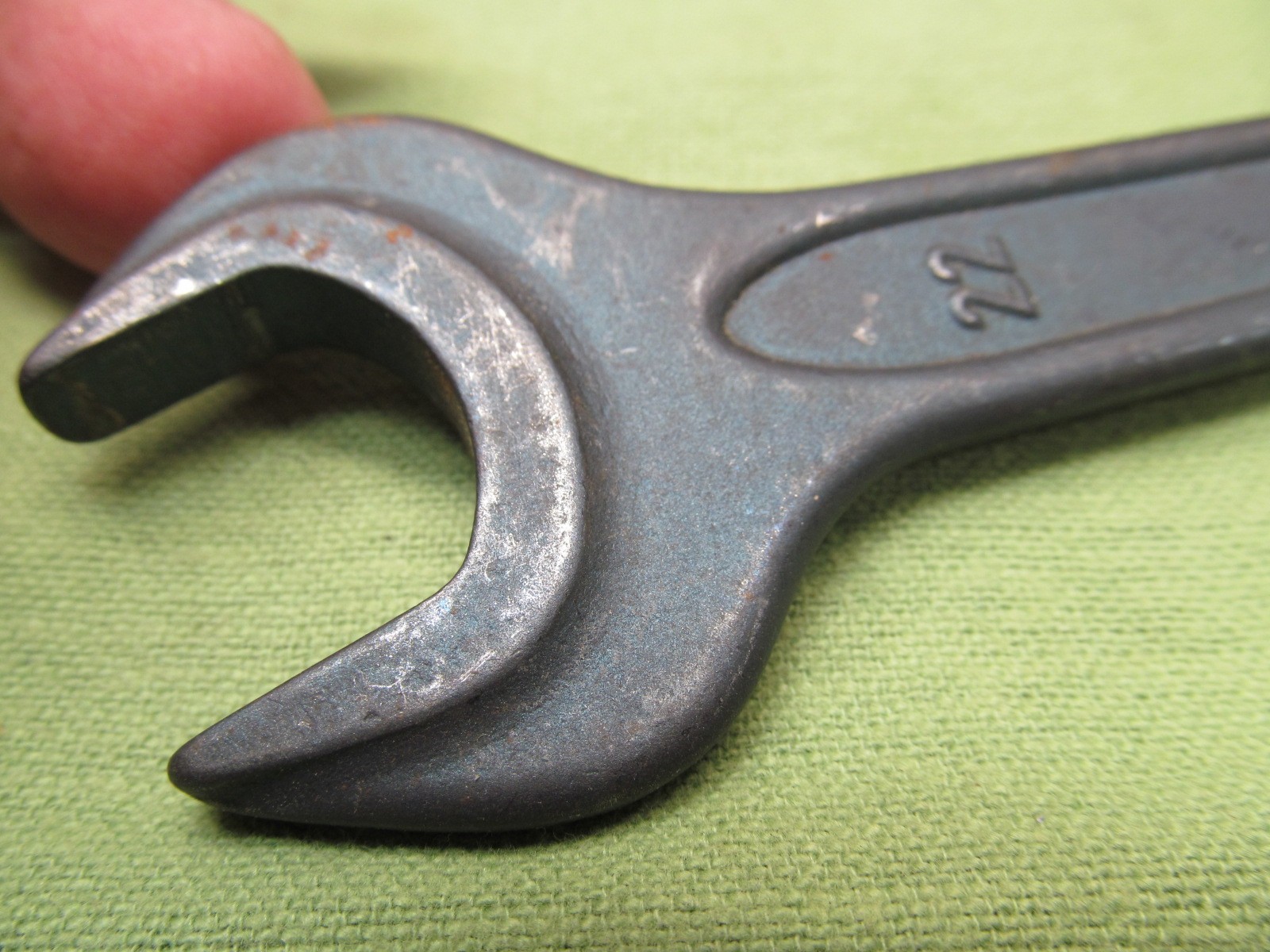 Pair WGB German Made Wrenches -30mm Single Open End & 17mm x 22mm Dbl Open End