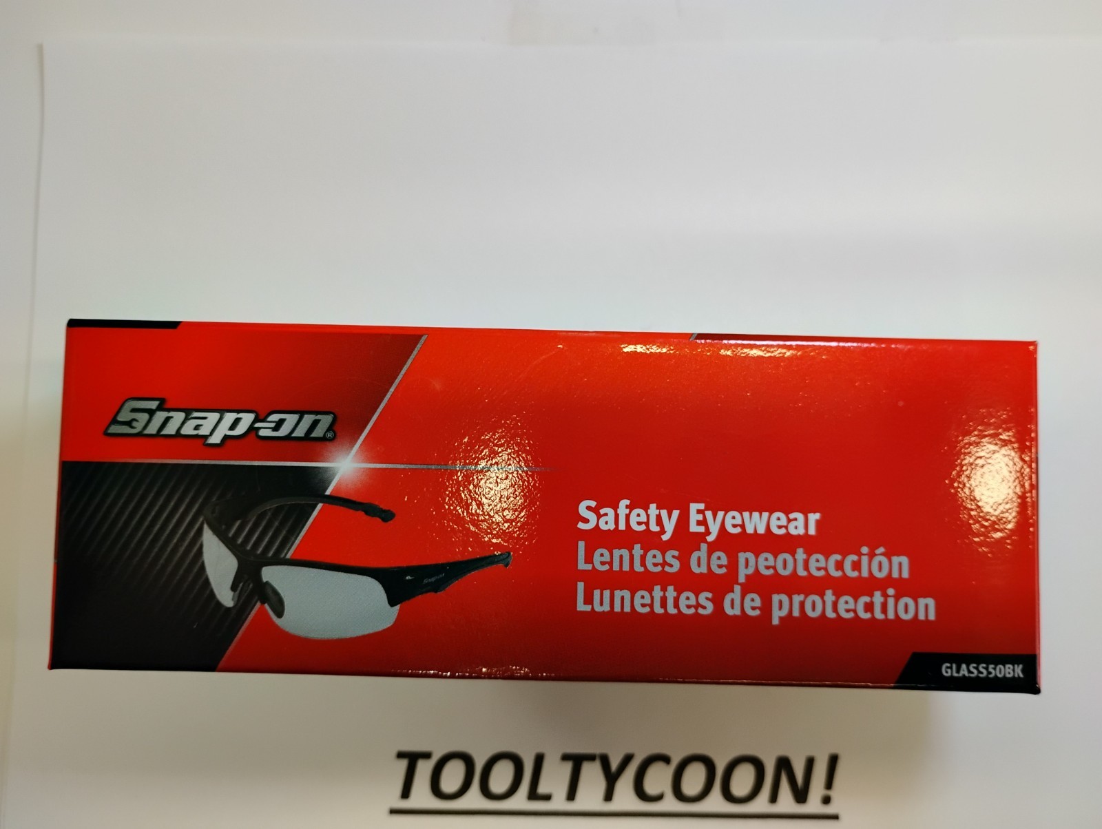 Snap-On Tools NEW BLACK Safety Glasses GLASS50BK