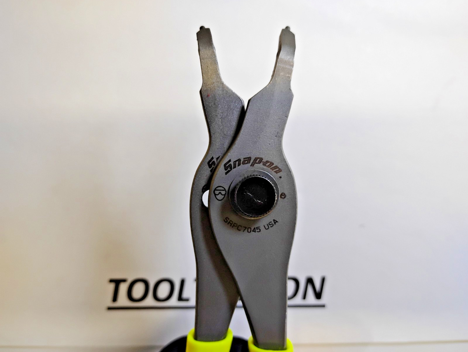 Snap-on Tools HIVIZ 45° Tip .070 Convertible Retaining Ring Pliers SRPC7045HV