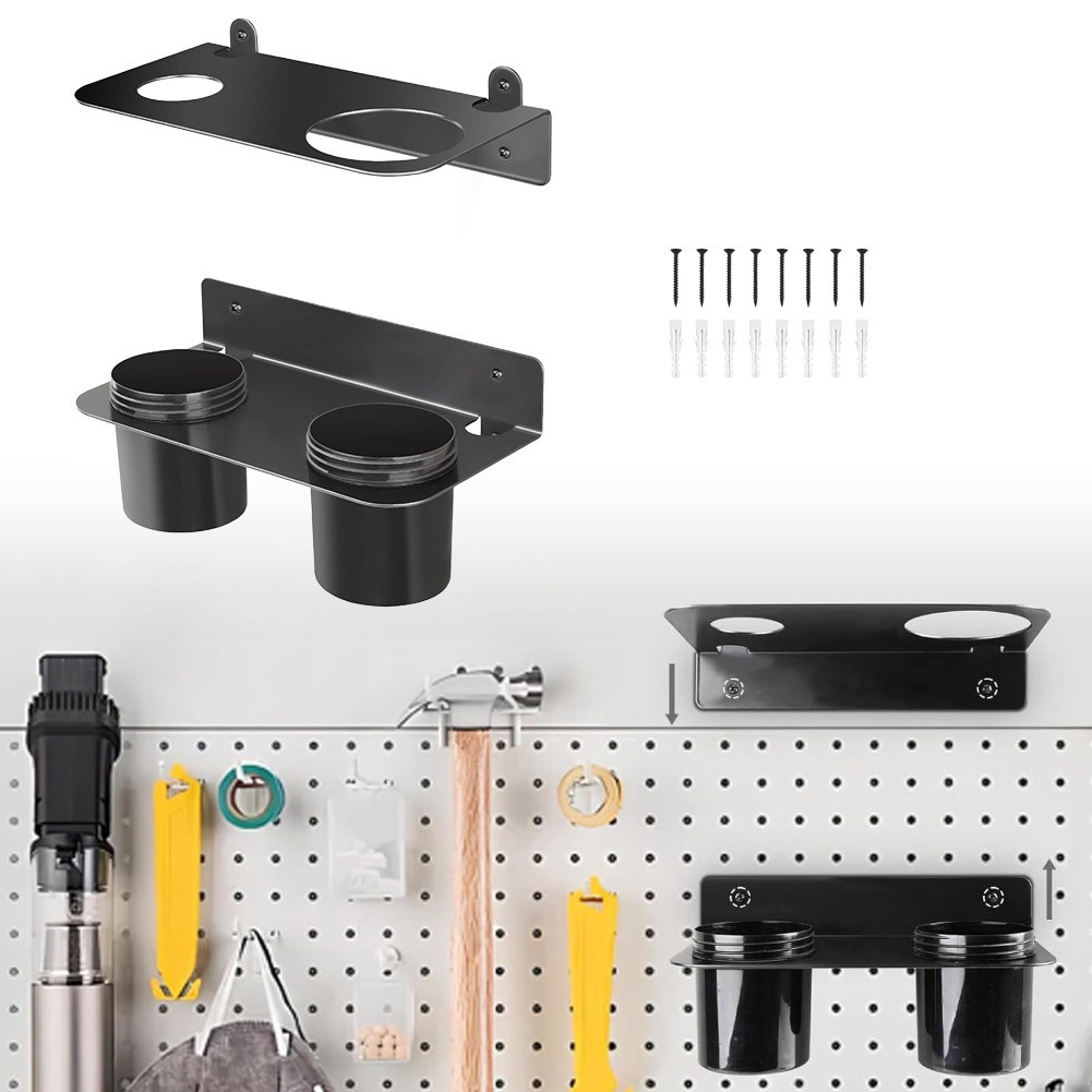 Wall Mounted Funnel Holder for Garage Workshop Oil Leak and Storage