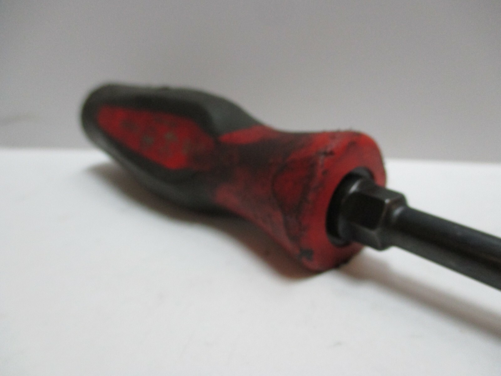 Snap On 3/8 GSHD8 flat tip hard grip red & grey
