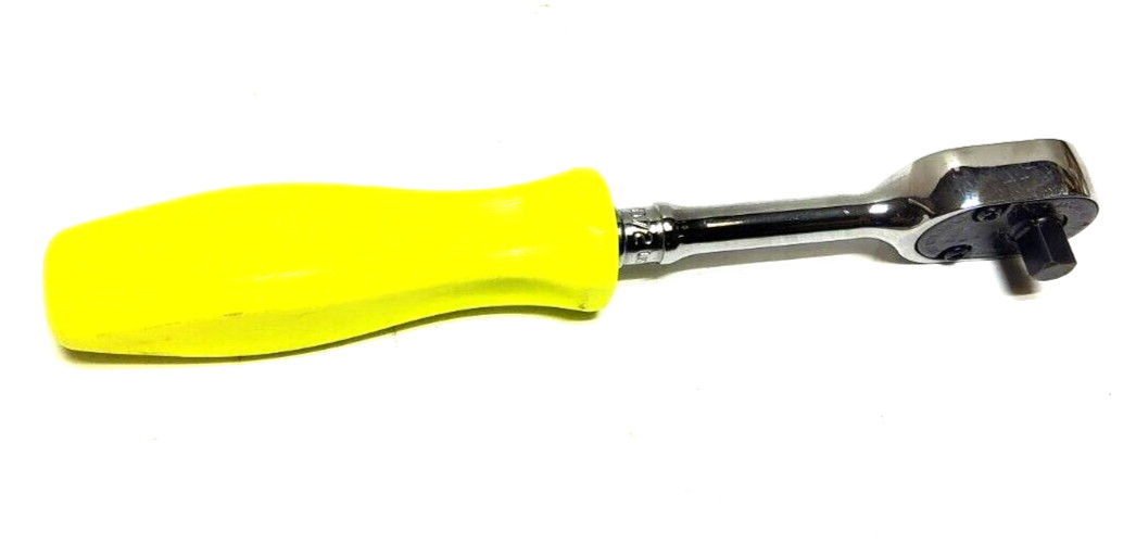 NEW Snap-on™ 1/4″ drive 6 7/8″ long Hi-Viz Handled Ratchet THLD72HV Dual 80 Tech