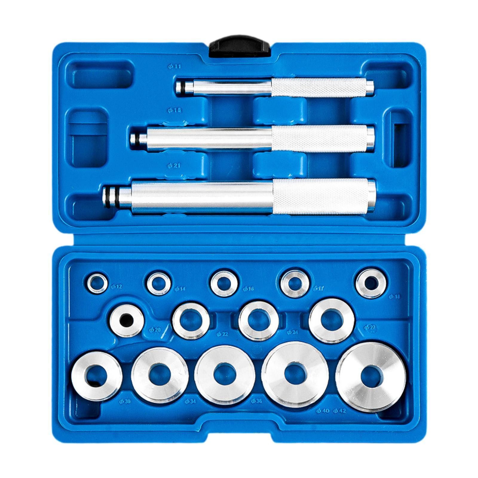 17 Pieces Wheel Bearing Press Kits Wheel Axle Bushing Installation Kit Installer
