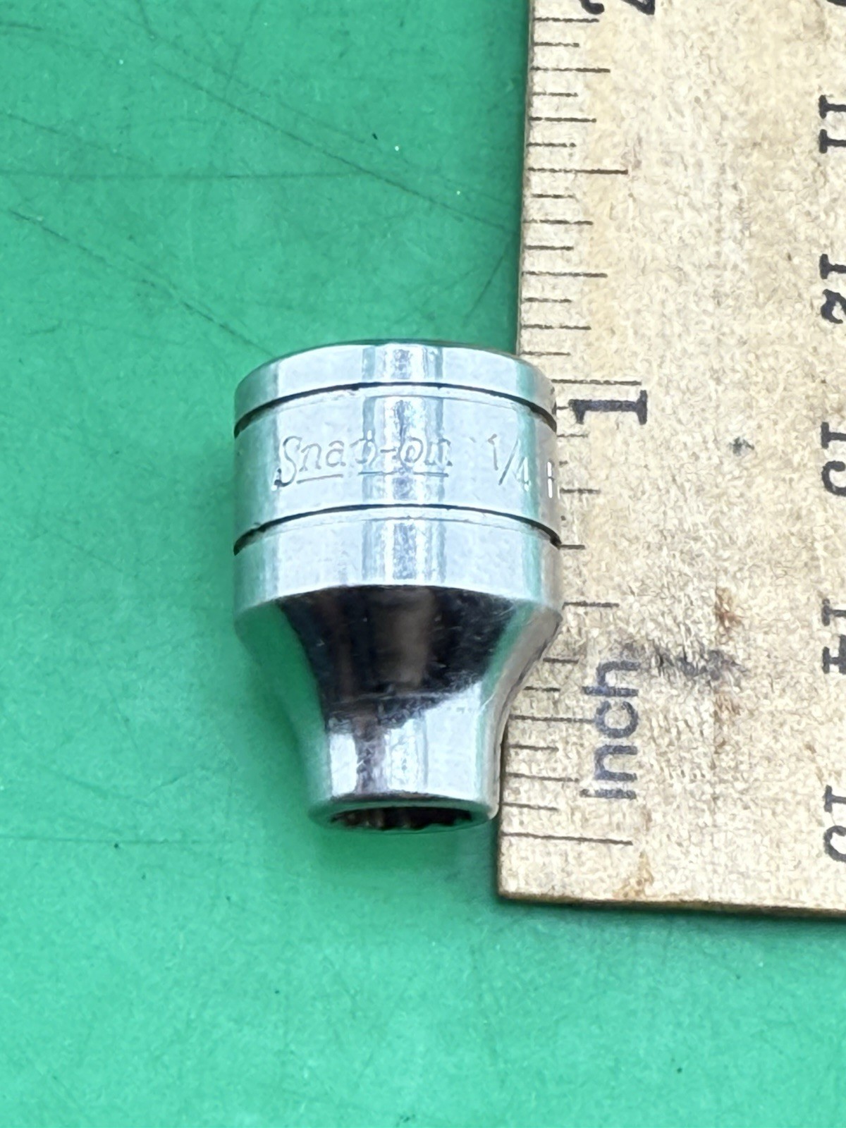 Snap On 3/8″ Drive 1/4″ 12PT Shallow Chrome Socket F081