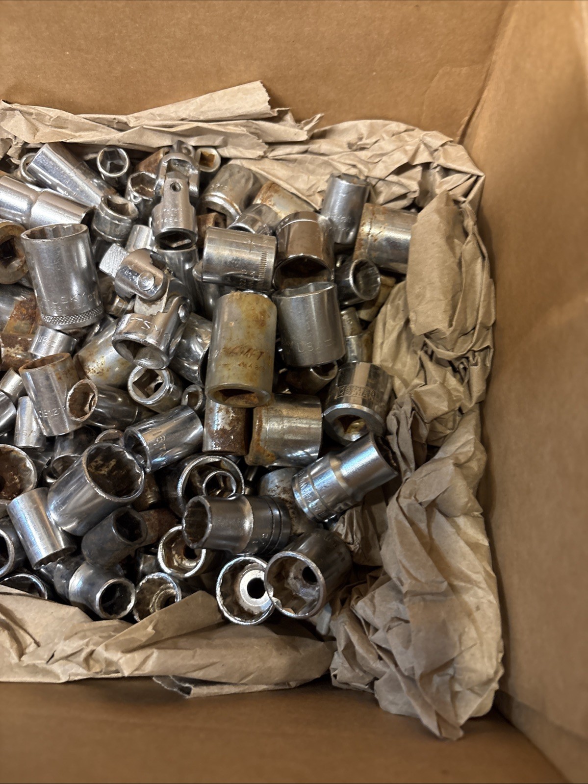 17+Lbs Vintage Assorted Brands of Sockets Craftsman, Husky + Others USA ,Japan +