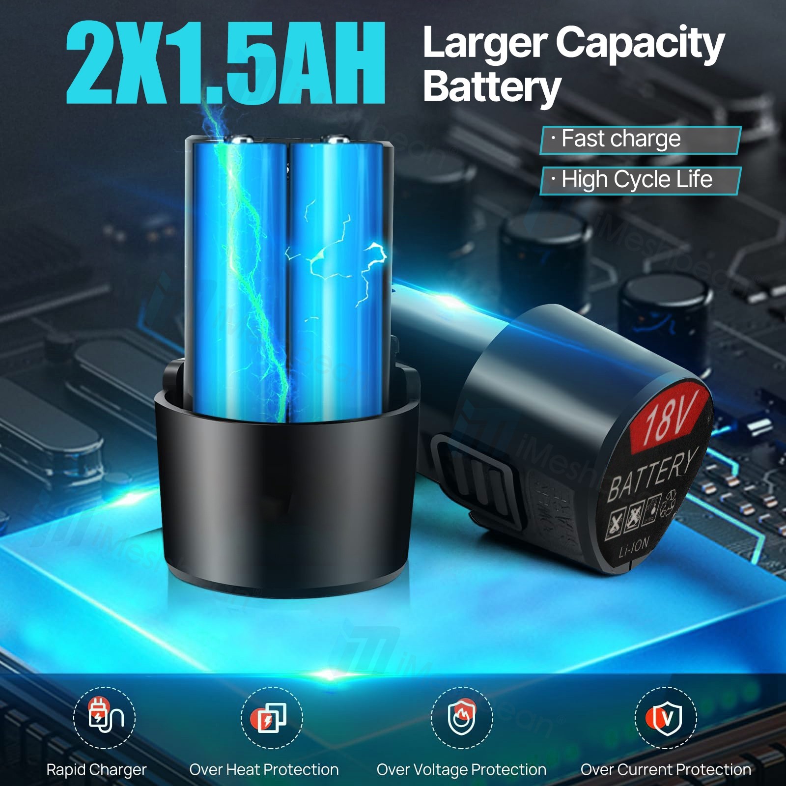 12V 3/8″ Cordless Electric Ratchet Socket impact Wrench Right Angle Battery 60Nm