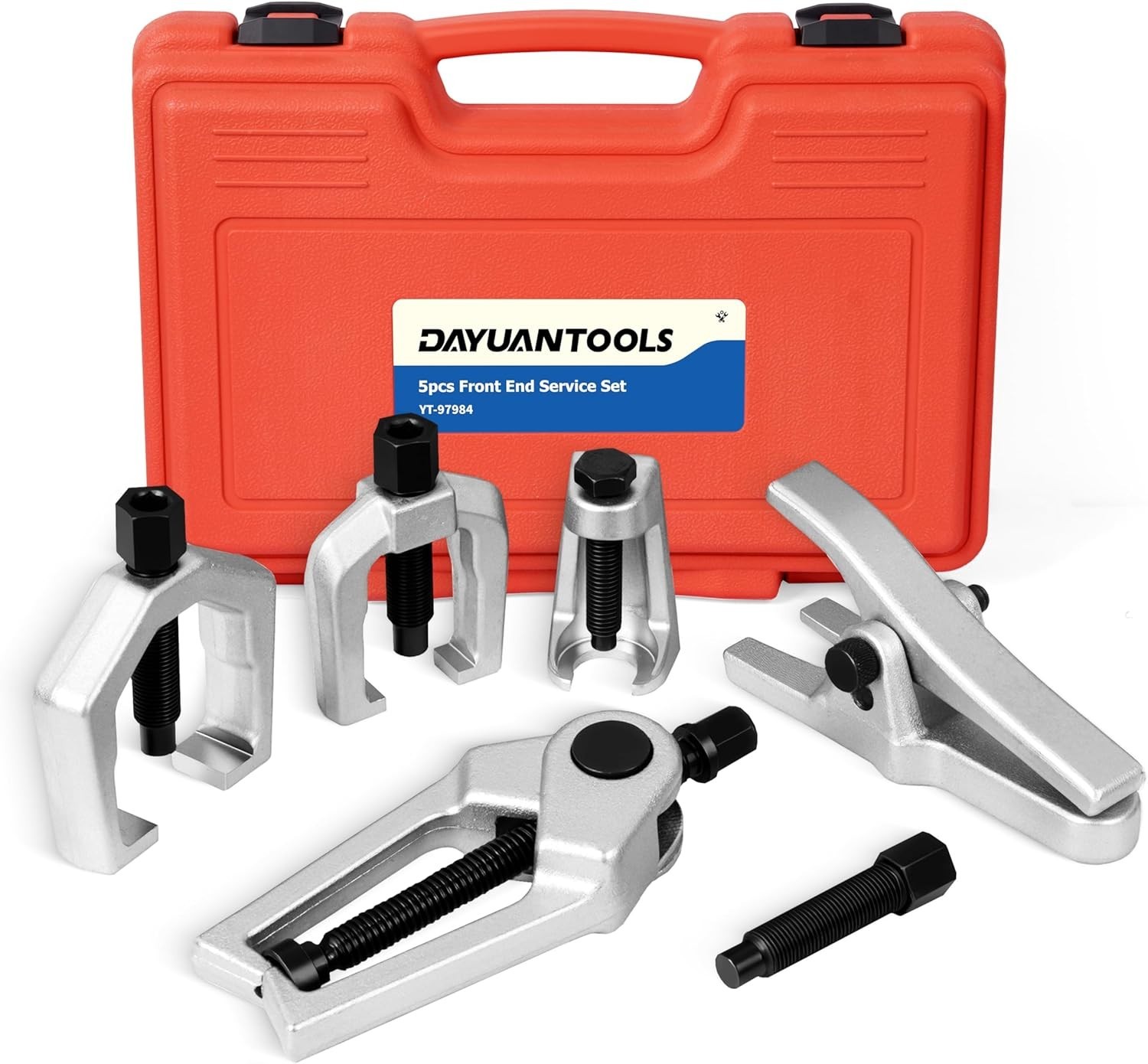 Heat-Treated Alloy Steel Automotive Tool Kit – 5 Essential Components Included