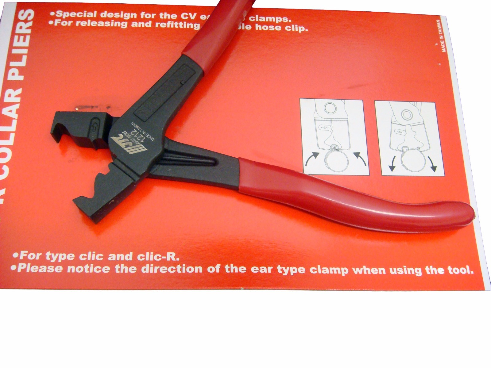 JTC CLIC-R COLLAR PLIERS BY JTC TOOLS # 1212