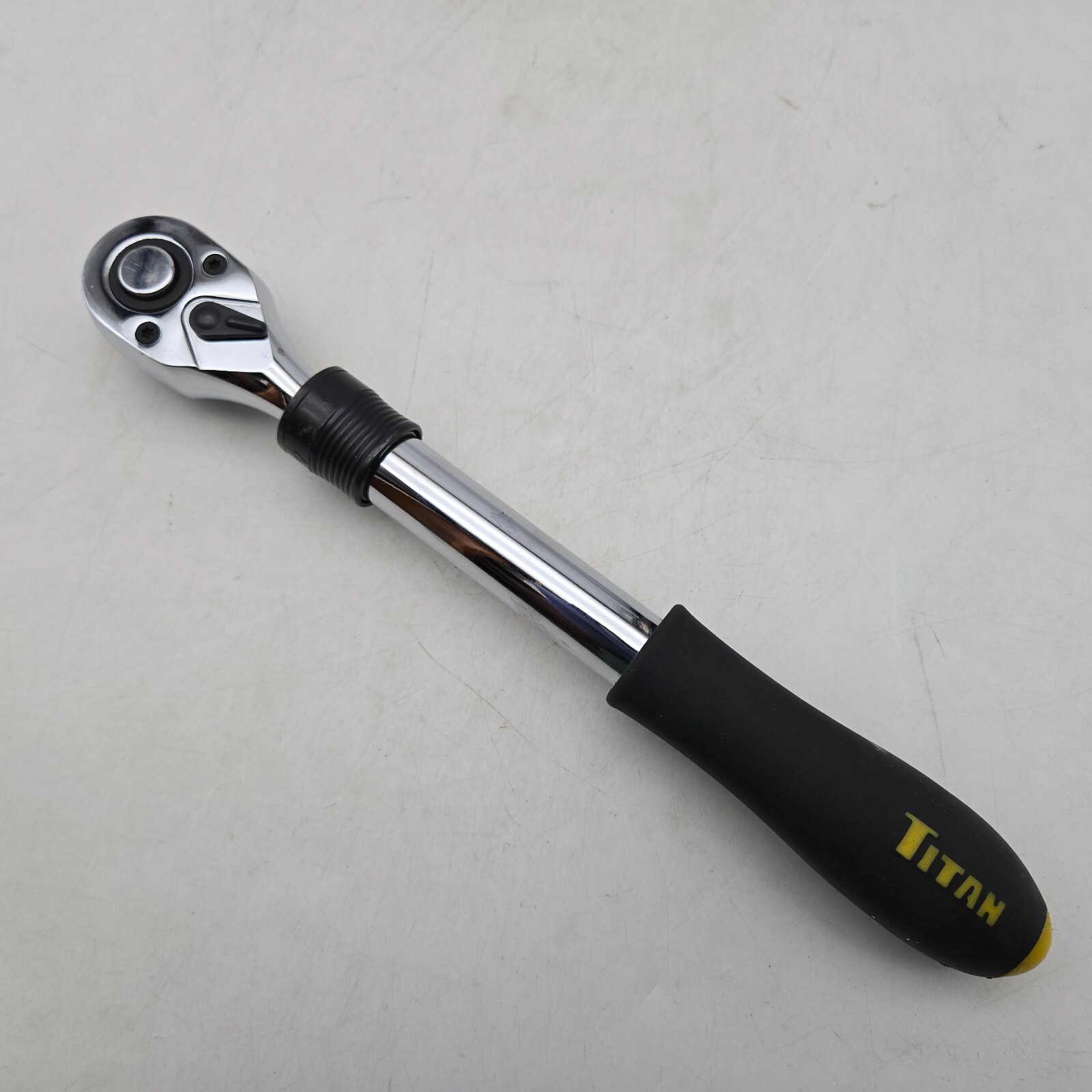 Titan Tools 1/2 Drive Ratchet 11in – 17in Extendable Adjustable Chrome 12074