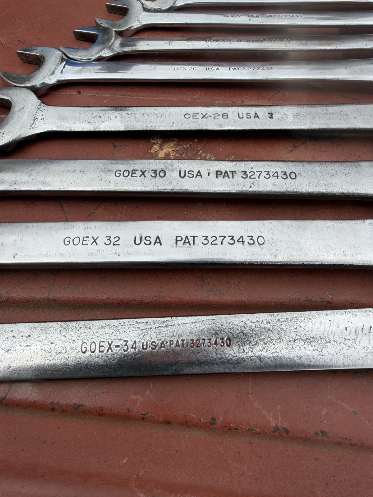 Snap-on 12 Pc. SAE 12pt. Combination Wrench Set 1 & 1/16” – 3/8”