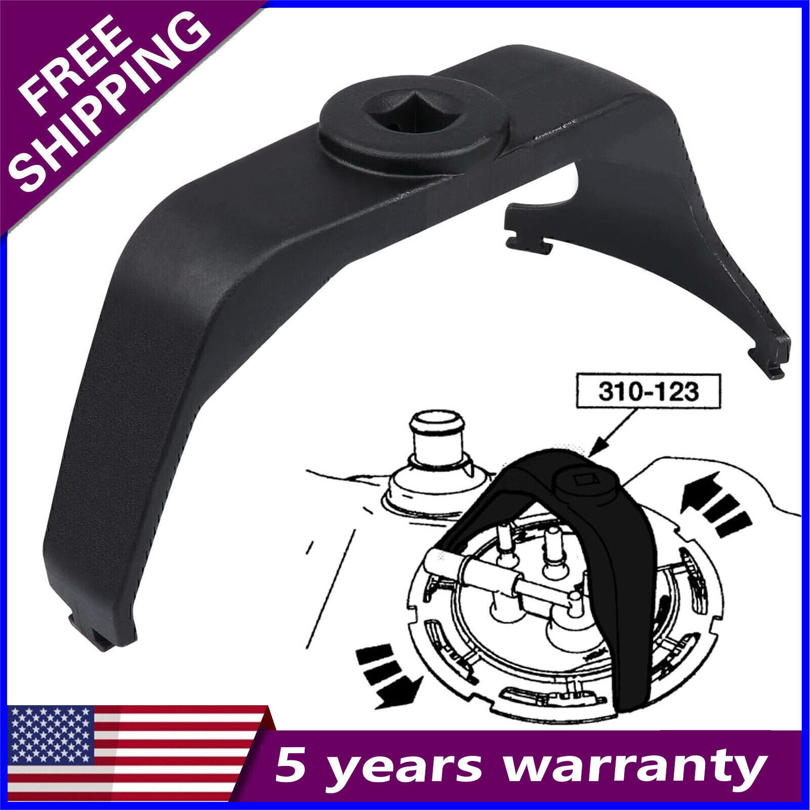 6599 Fuel Tank Lock Ring Wrench Tool Pump Removal Installer For Chrsyler Ford GM