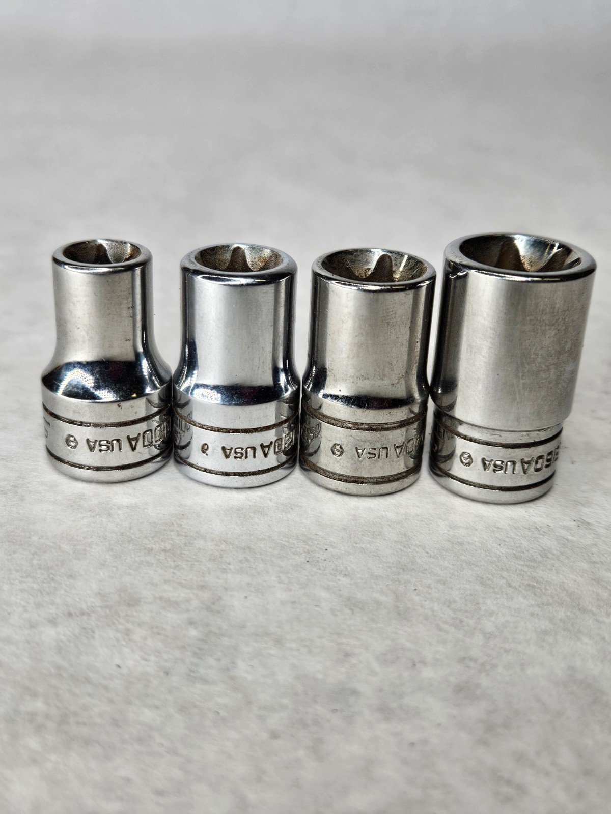 Snap-on FLE100A FLE120A FLE140A FLE160A (E10 E12 E14 E16) Torx Socket Set
