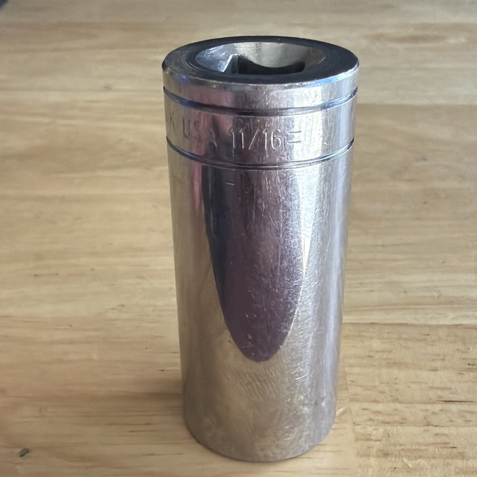 Blackhawk Tools 11/16″ Deep Socket 3/8″ Drive 6 Point HW-1522 Made in USA