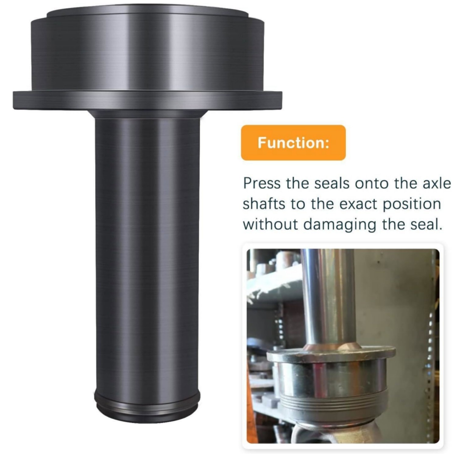 For Ford F-250/350/450/550 4X4s 6695 Axle Shaft Vacuum Oil Seal Installer Tool