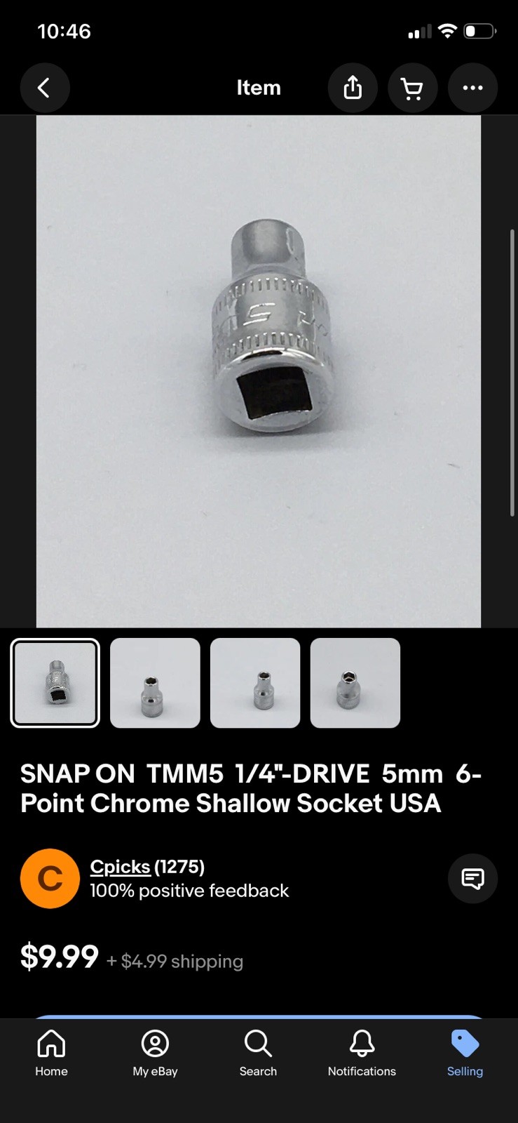 snap on socket lot assorted