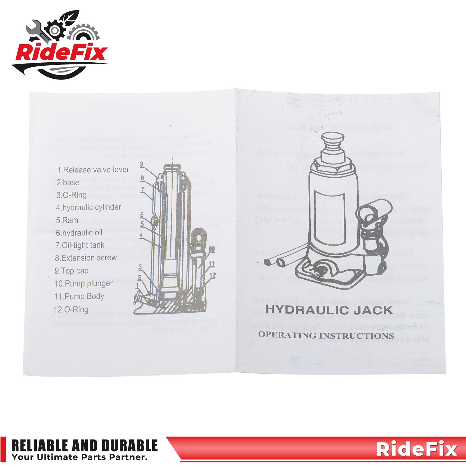 For Auto Repair Lifting Hydraulic Car Bottle Jack Welded 10 Ton 20000lbs New