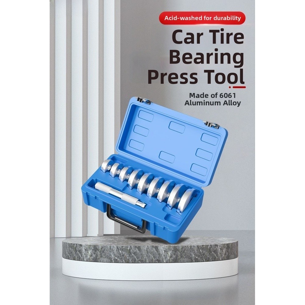 For automotive Bearing Press Tool with Textured Grip for Secure Handling