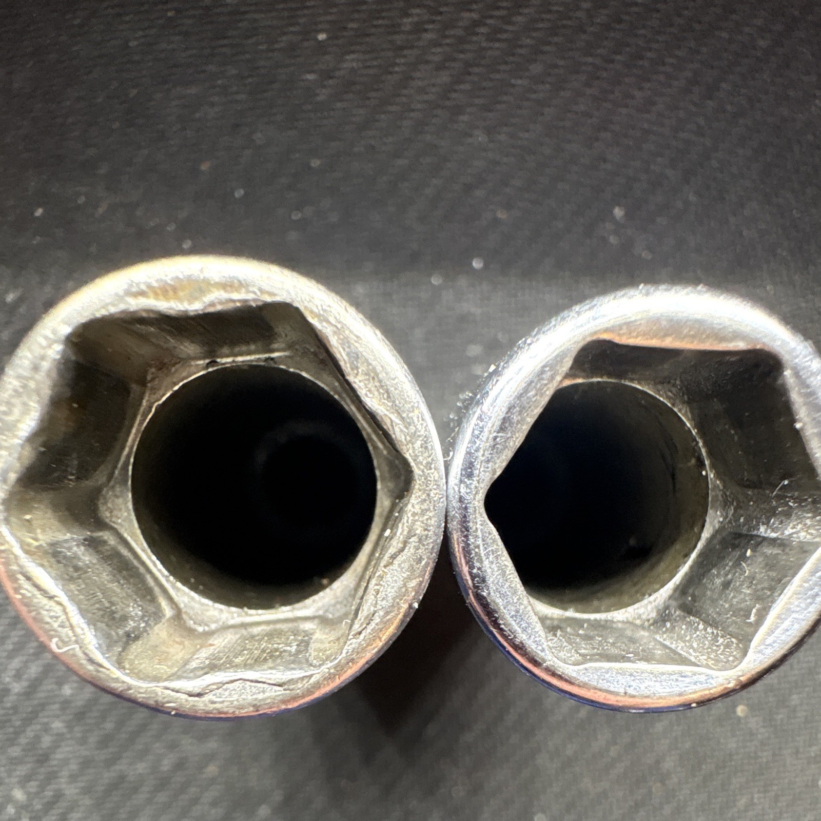 Vintage Snap-on USA 3/8″ Drive Metric Deep Socket Lot 14MM, 15MM, 8 Pt, 2 Pcs.