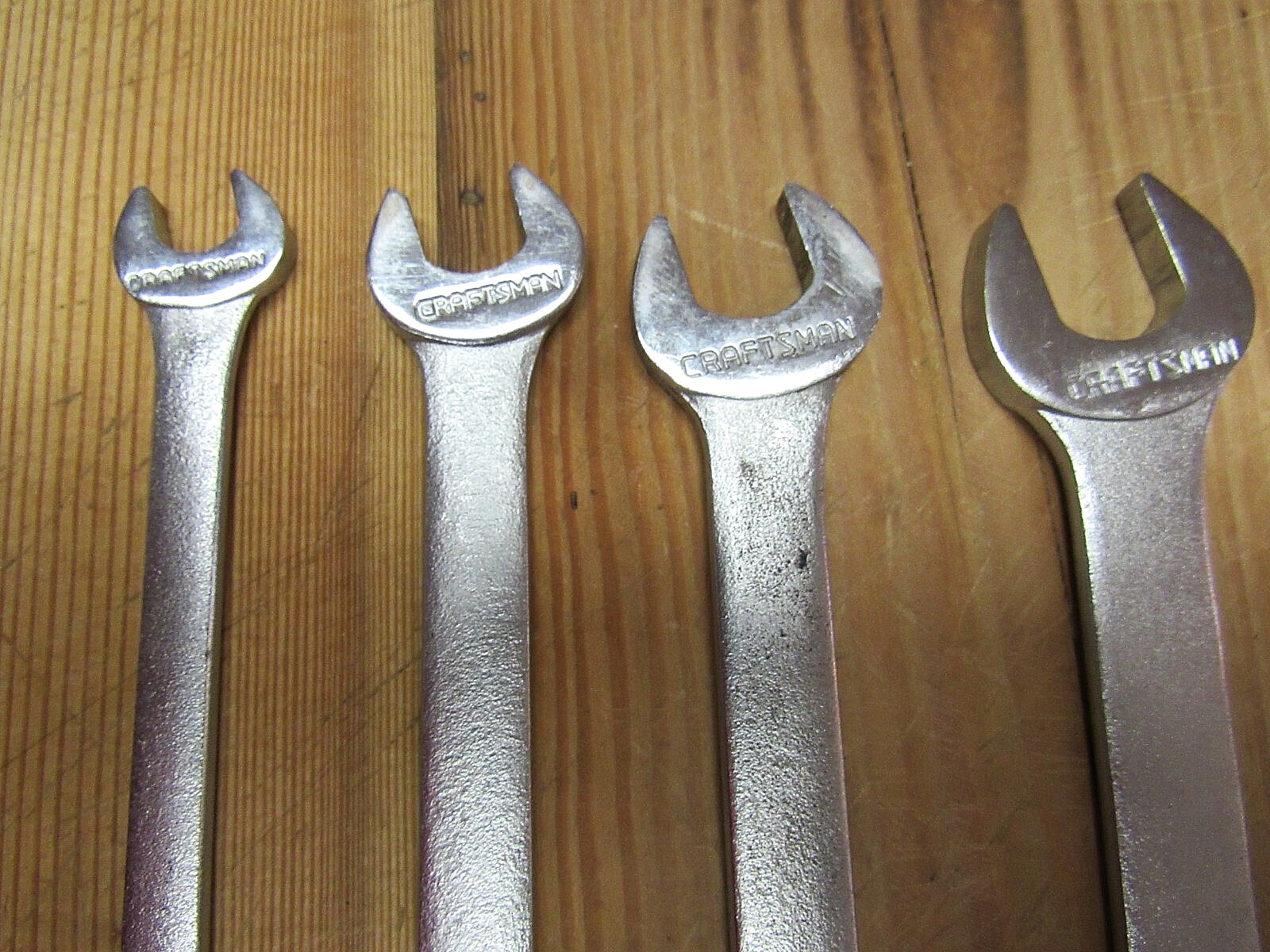 Craftsman SAE Tappet Thin Open End Wrench Set 3/8″ to 7/8″ V Series USA NICE!