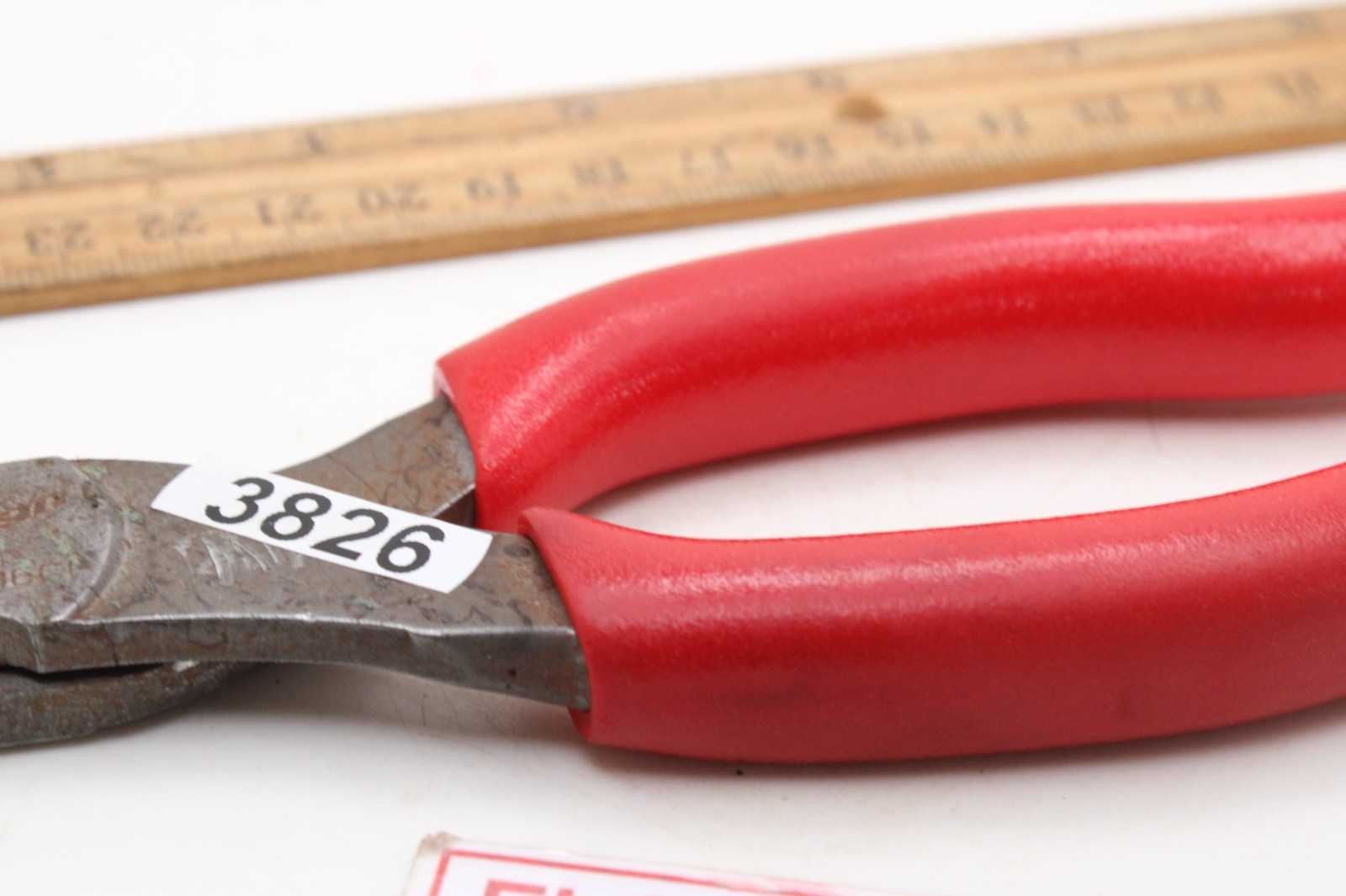 Snap-on Tools 86CF Power Edge Diagonal Cutters Red Grip 6.5″ USA