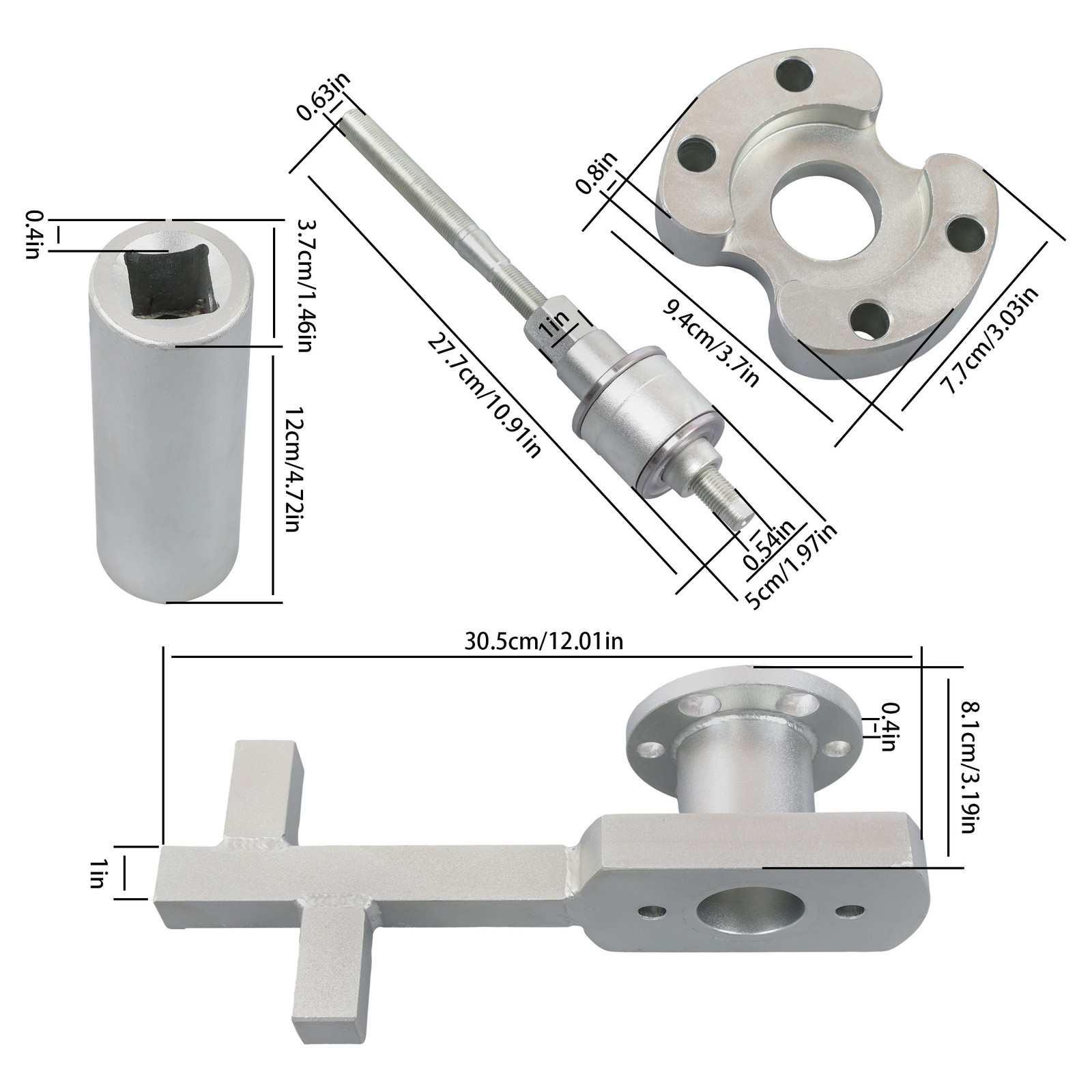 LABLT Crankshaft Crank Puller Removal Tool For Land Rover 3.0 v6, 5.0 v8 Engine
